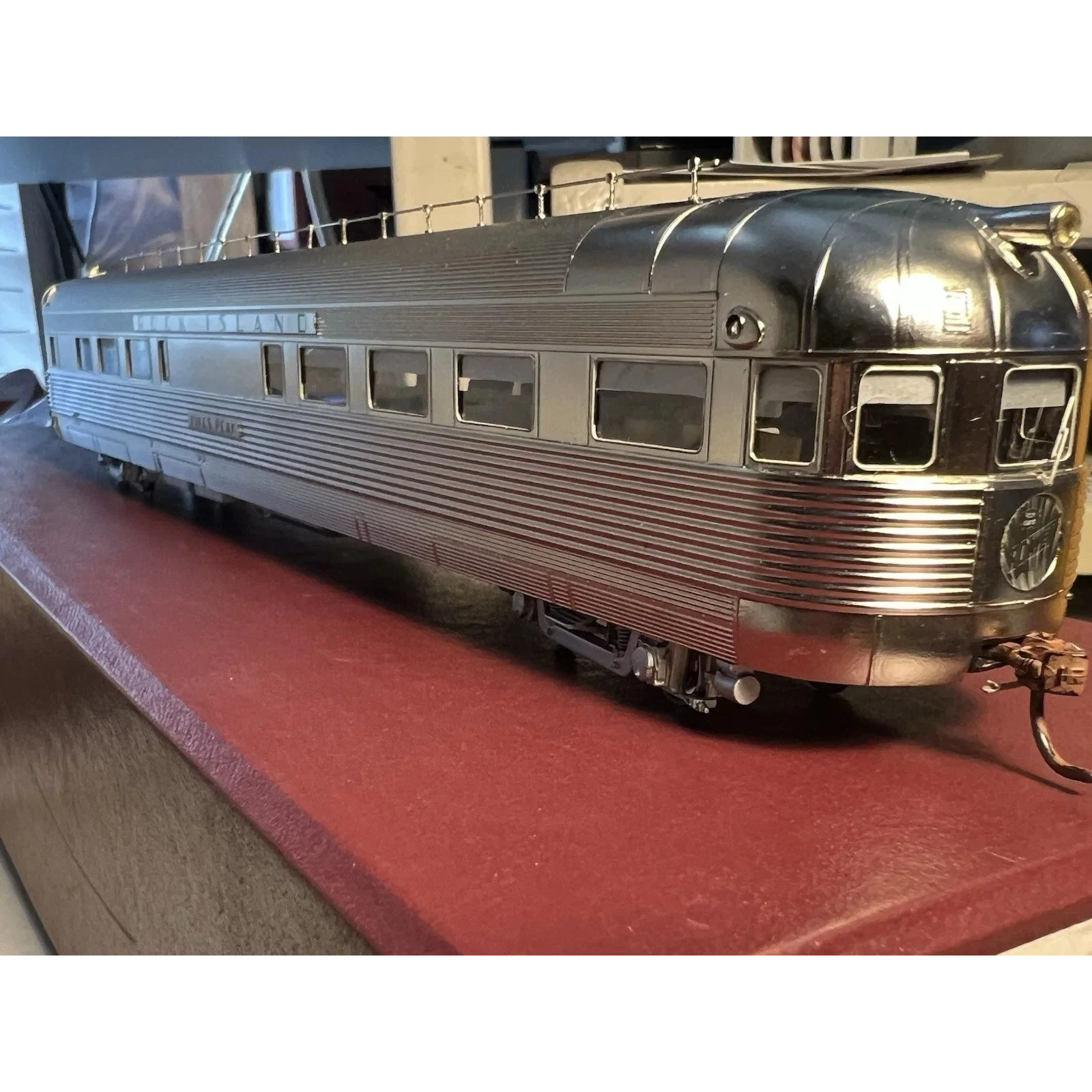 BRASS ROCK ISLAND OBSERVATION PARLOR CAR #453 "PIKES PEAK" 1937 — photo 4