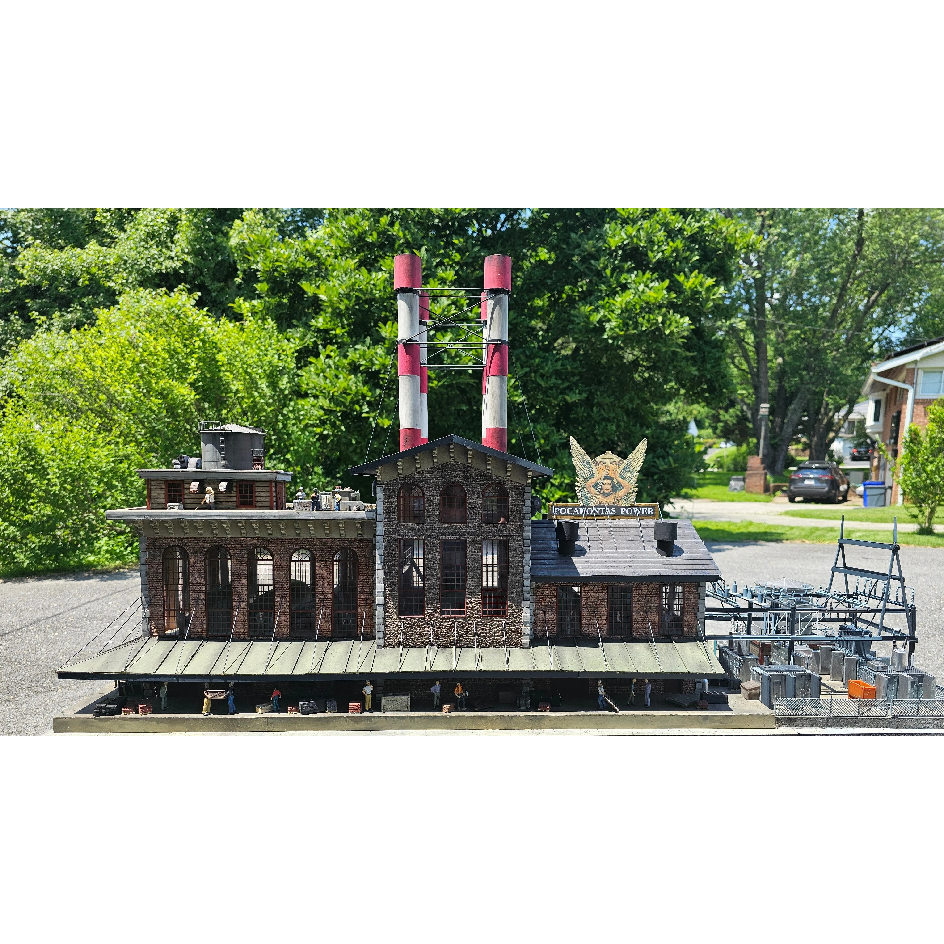 O scale Howard Zane Power Houses custom built!
