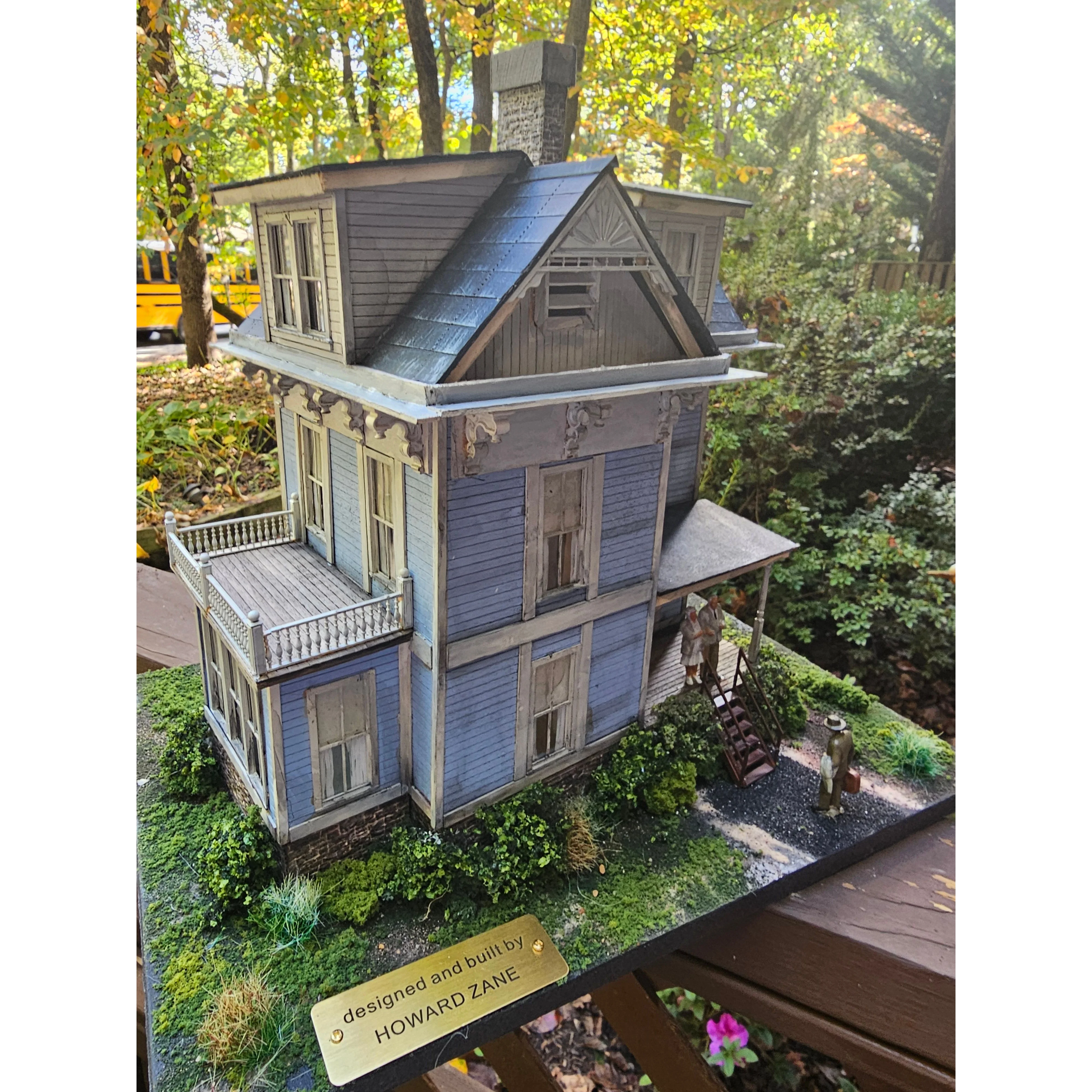 O scale Howard Zane blue house — photo 2