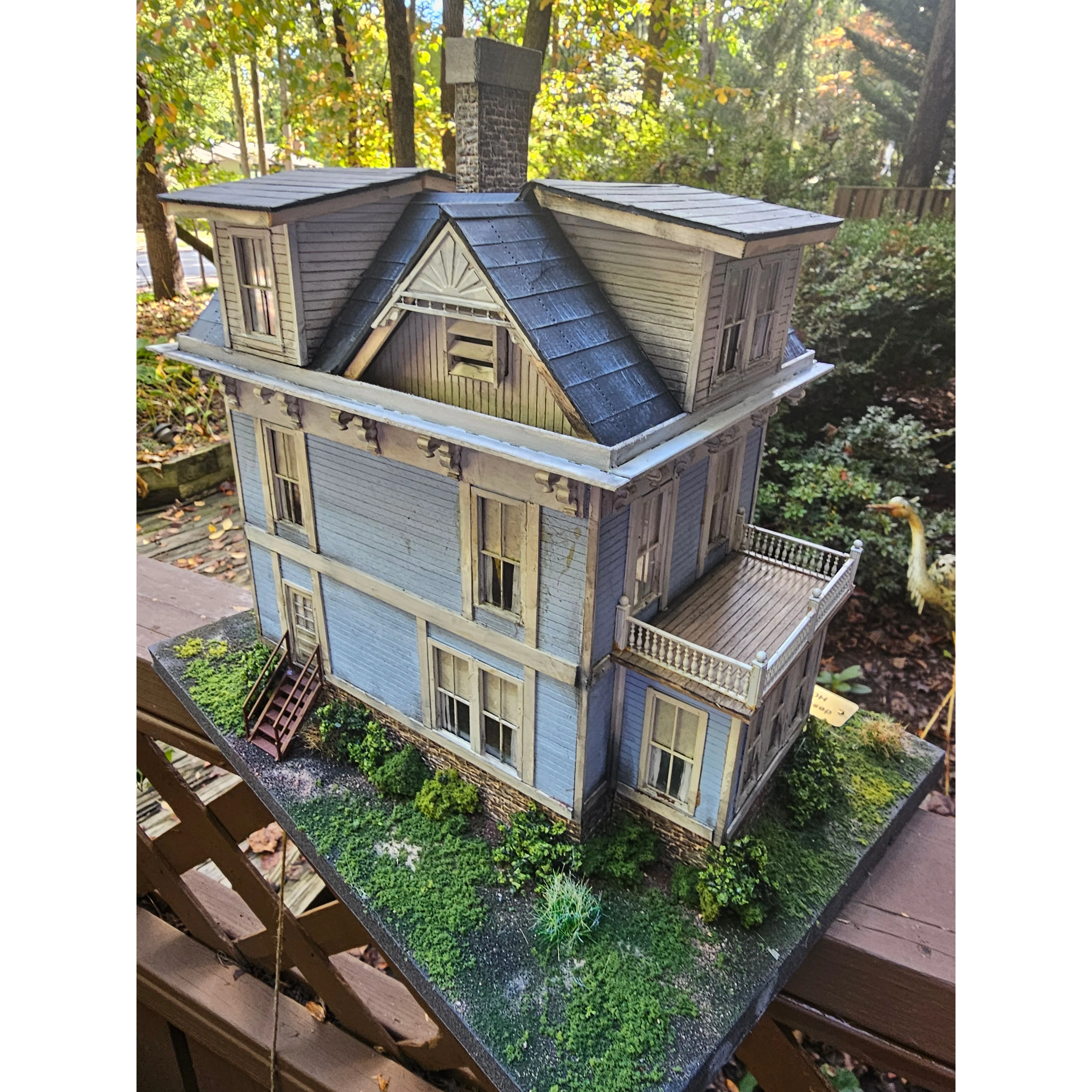 O scale Howard Zane blue house