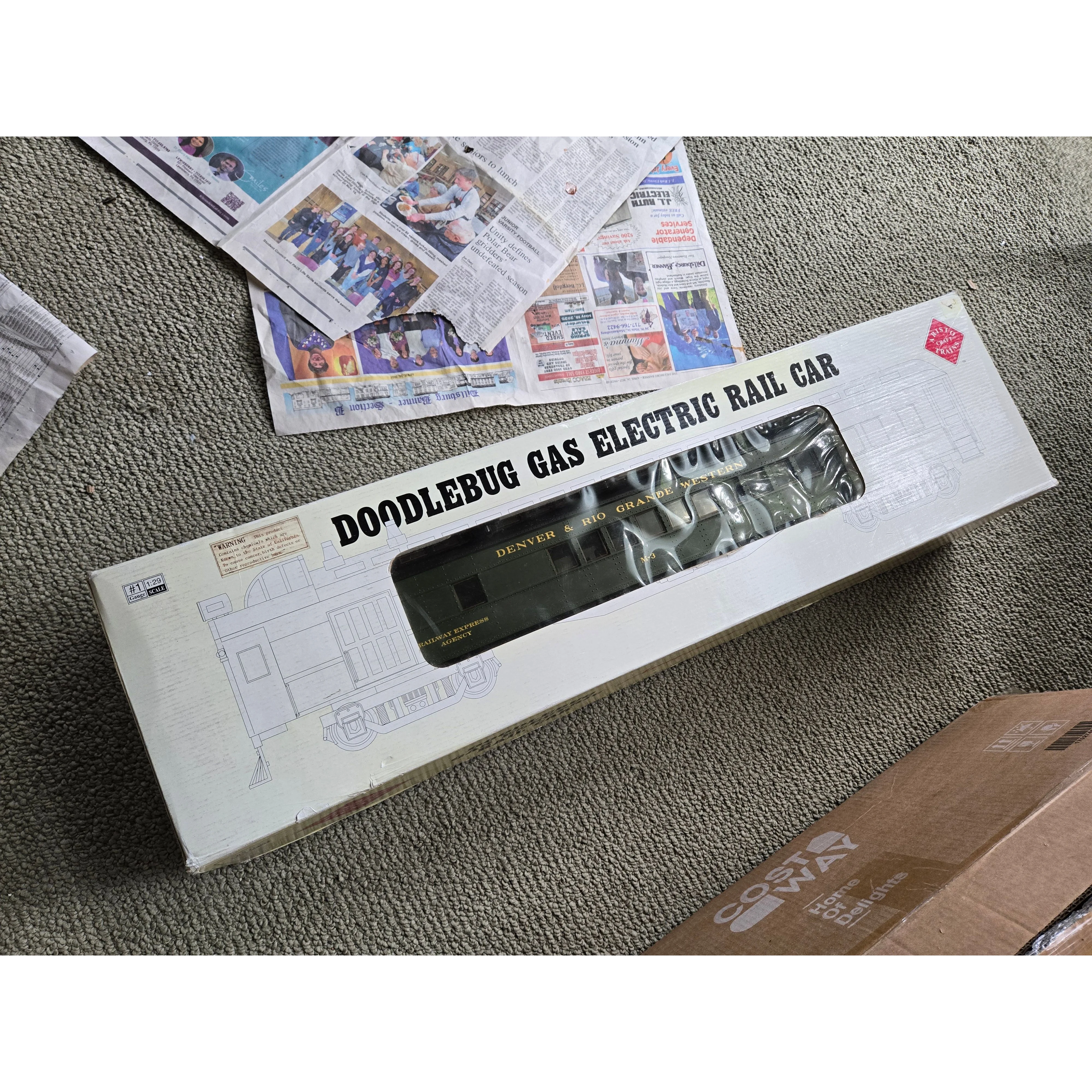 Aristocraft ART-21209 D&RGW Doodlebug M-3 G Scale — photo 6