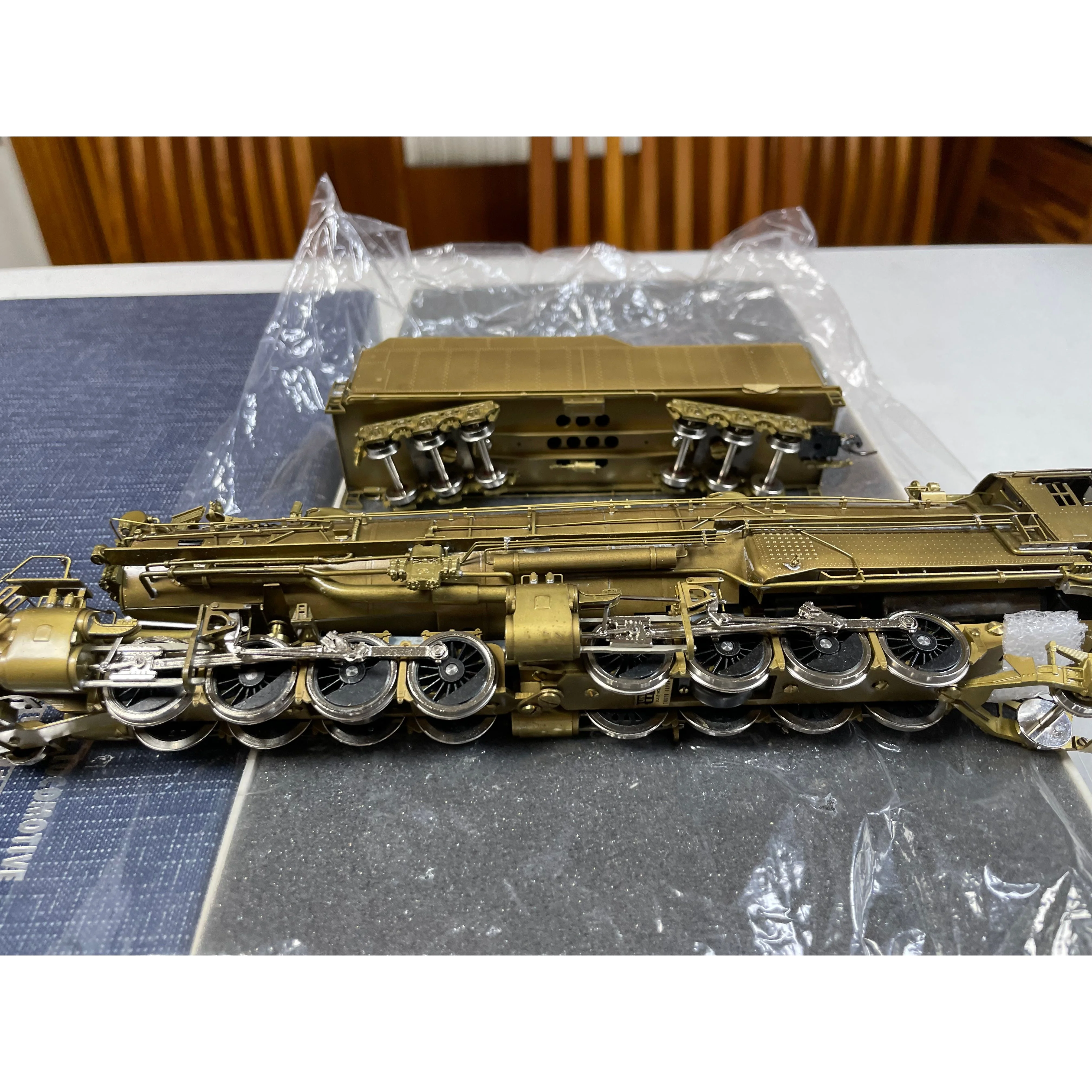 United Scale Models D&RGW L-131 Brass 2-8-8-2 Steam Loco Pacific Fast Mail 1/87 LNIB — photo 19