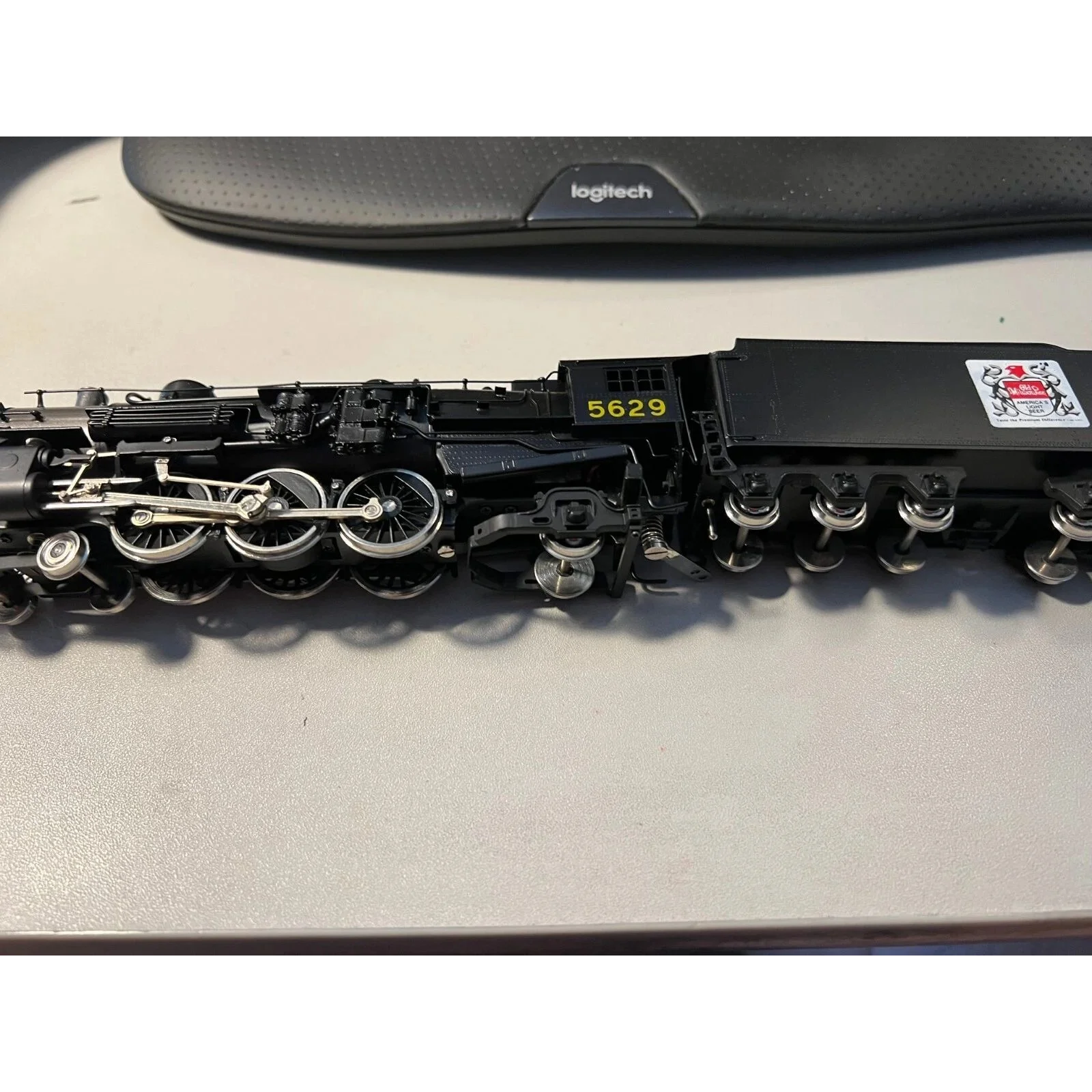 BRASS MILWAUKEE #5629 CIRCUS ENGINE by SUNSET FACTORY PAINTED DC — photo 10