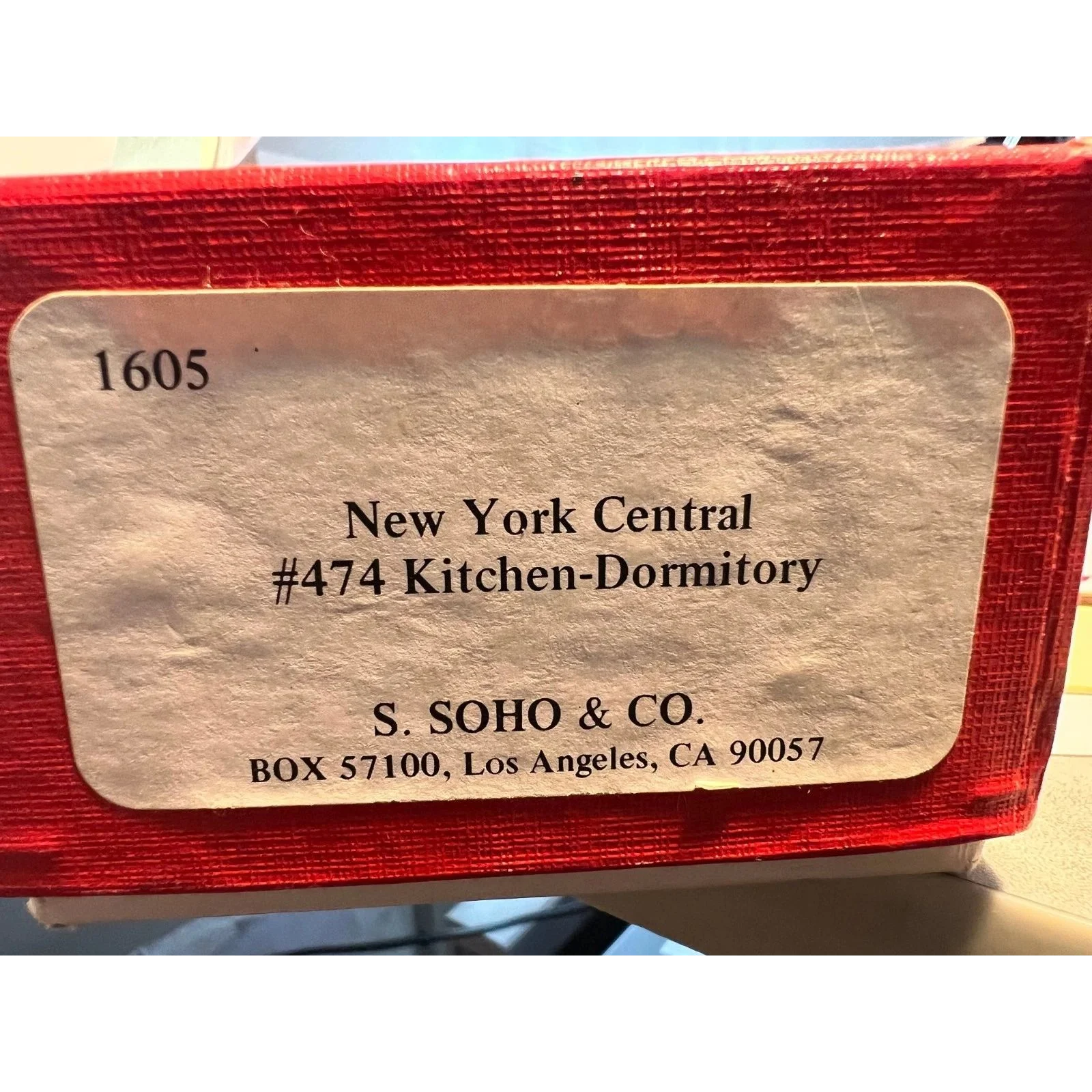 BRASS NEW YORK CENTRAL KITCHEN-DORMITORY # 474 BY S. SOHO # 1605 Pro-Paint — photo 10