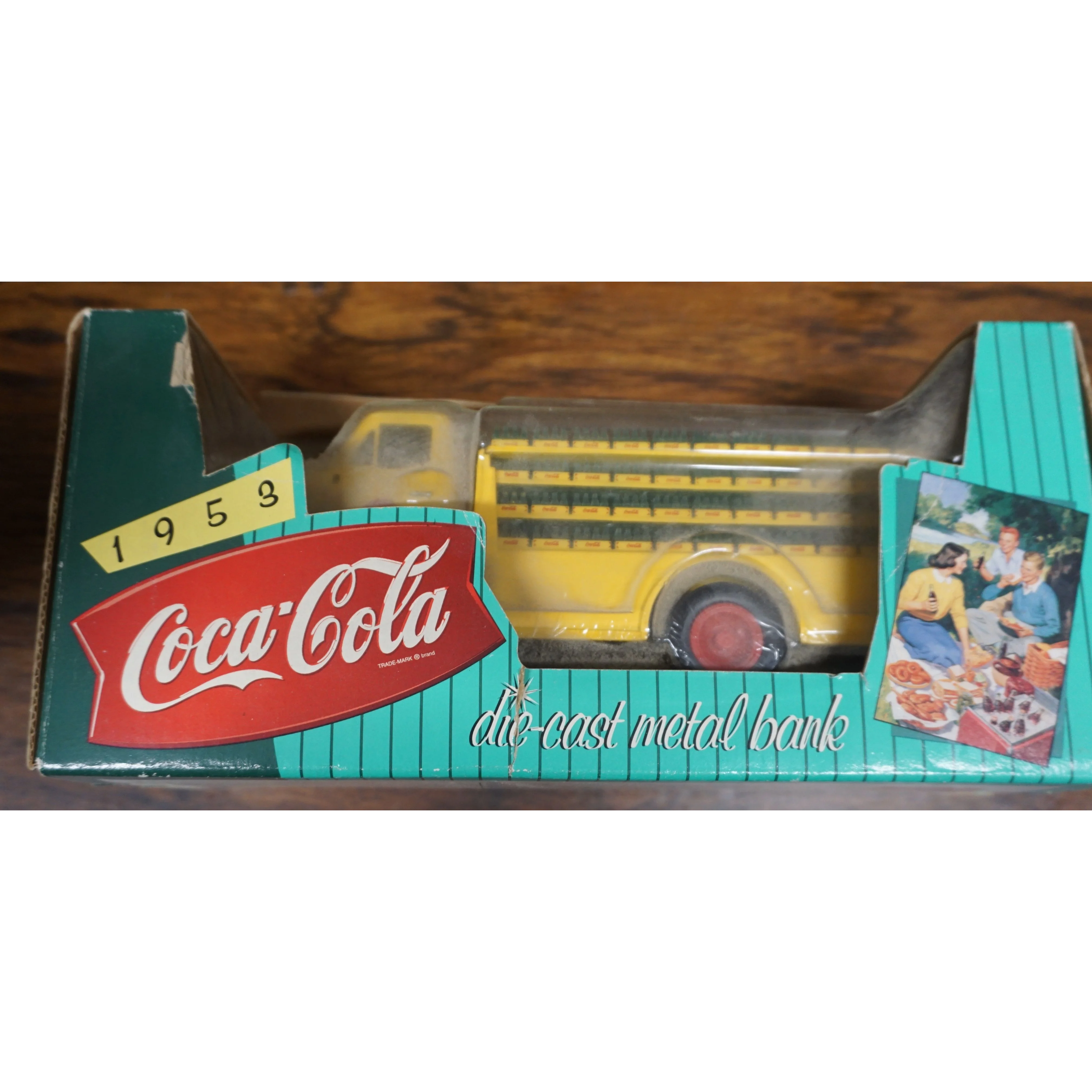 ERTL 1953 Ford Delivery Truck Coca-Cola Coke Die Cast Metal Bank B-592