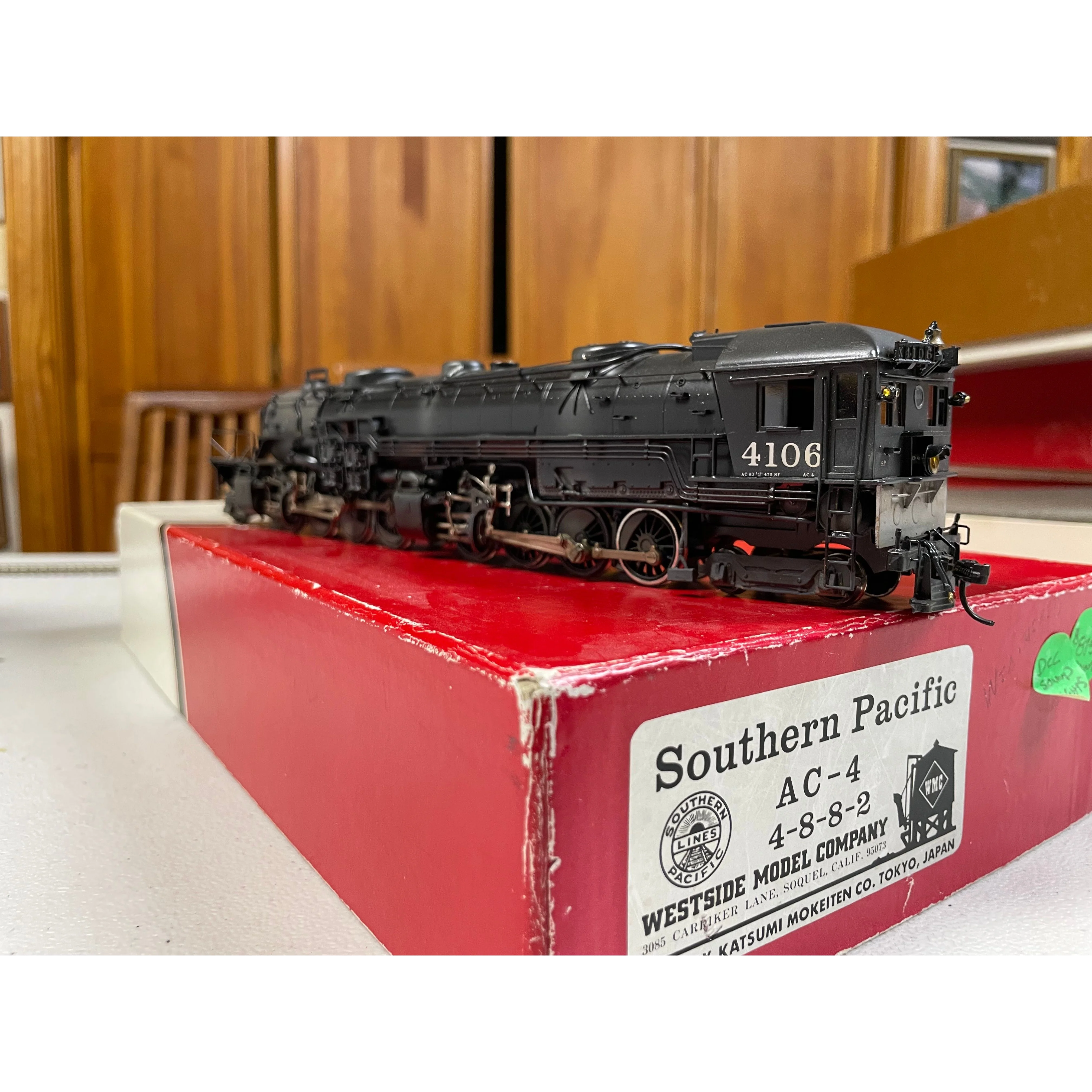 HO Brass Westside Model Southern Pacific Cab Forward AC-4 Steam Loco DCC/Weathered — photo 6