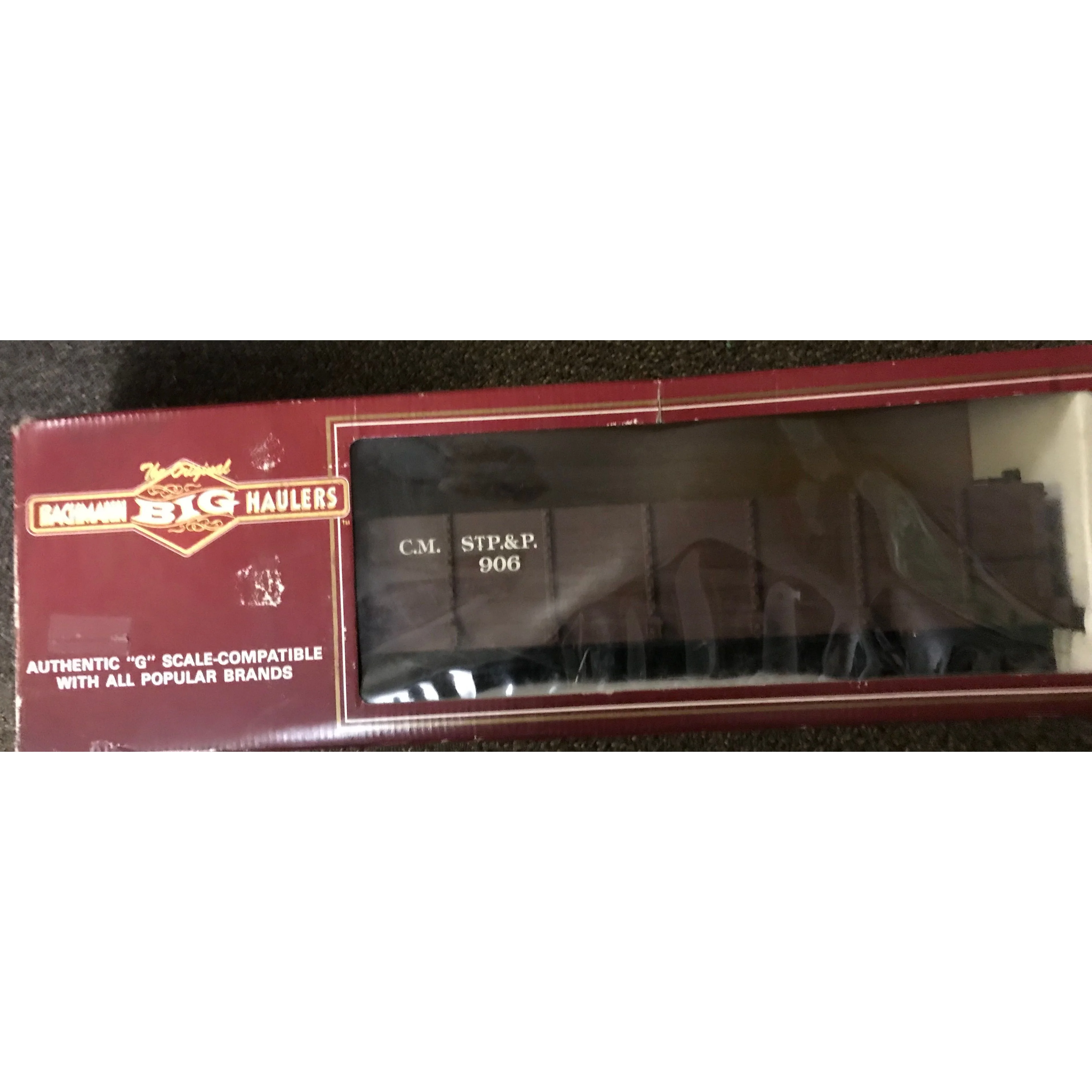 Bachmann Big Haulers G-Scale 93715 'G' Gondola Car (CM ST. P & P) - Image 4