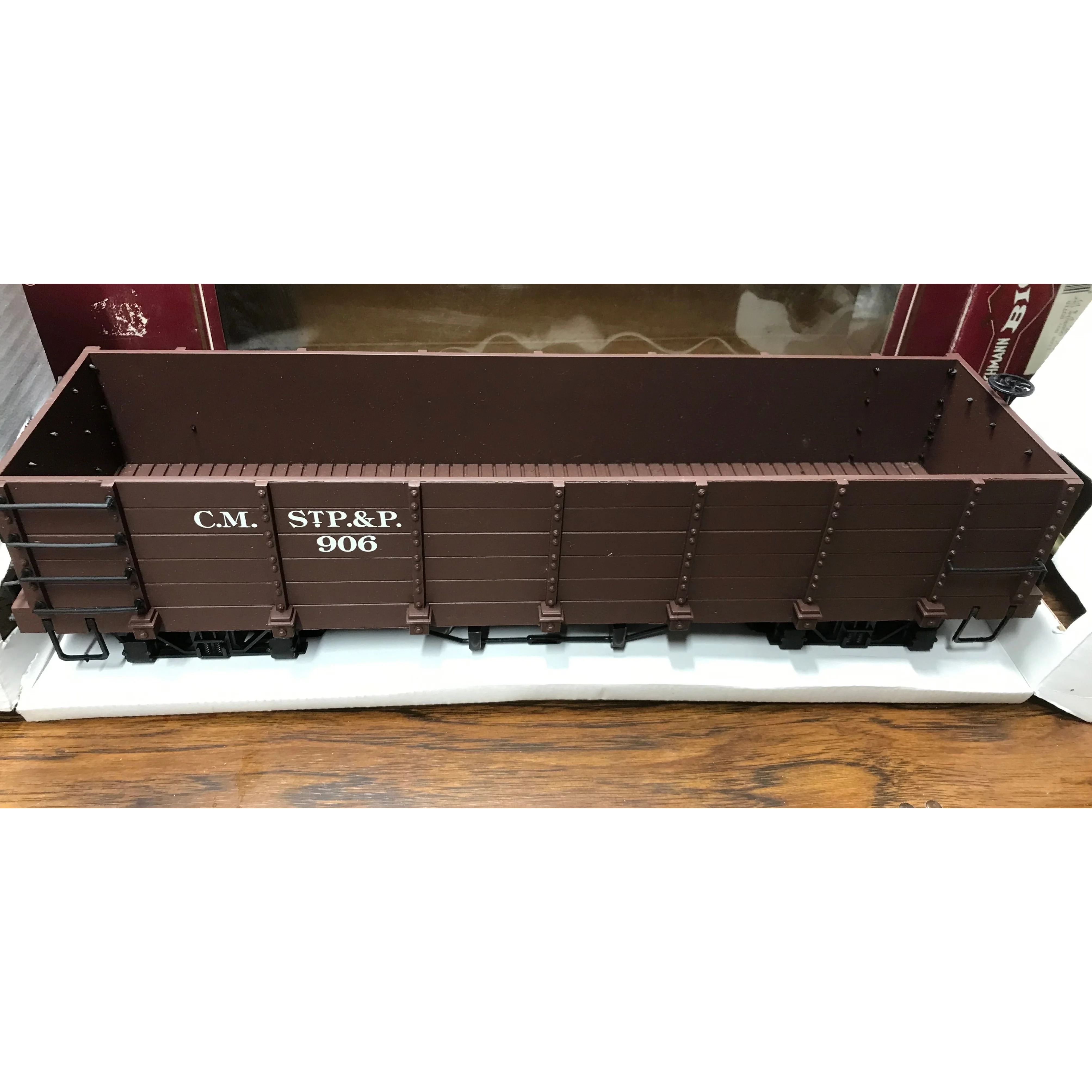Bachmann Big Haulers G-Scale 93715 'G' Gondola Car (CM ST. P & P) - Image 1