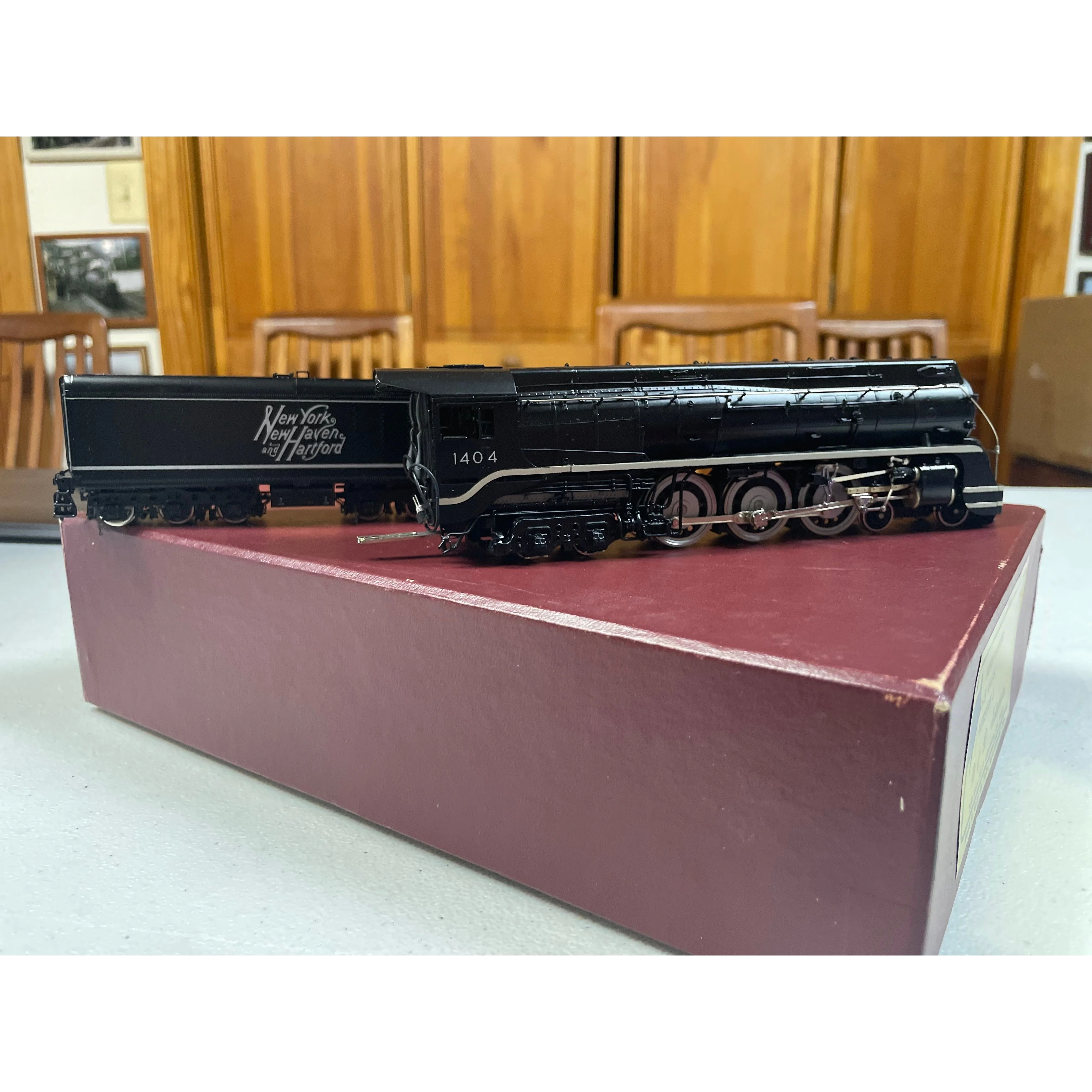 HO Brass W&R Enterprises NEW HAVEN i5 Version 3 Steam Loco #1404 DC operated LNIB — photo 17