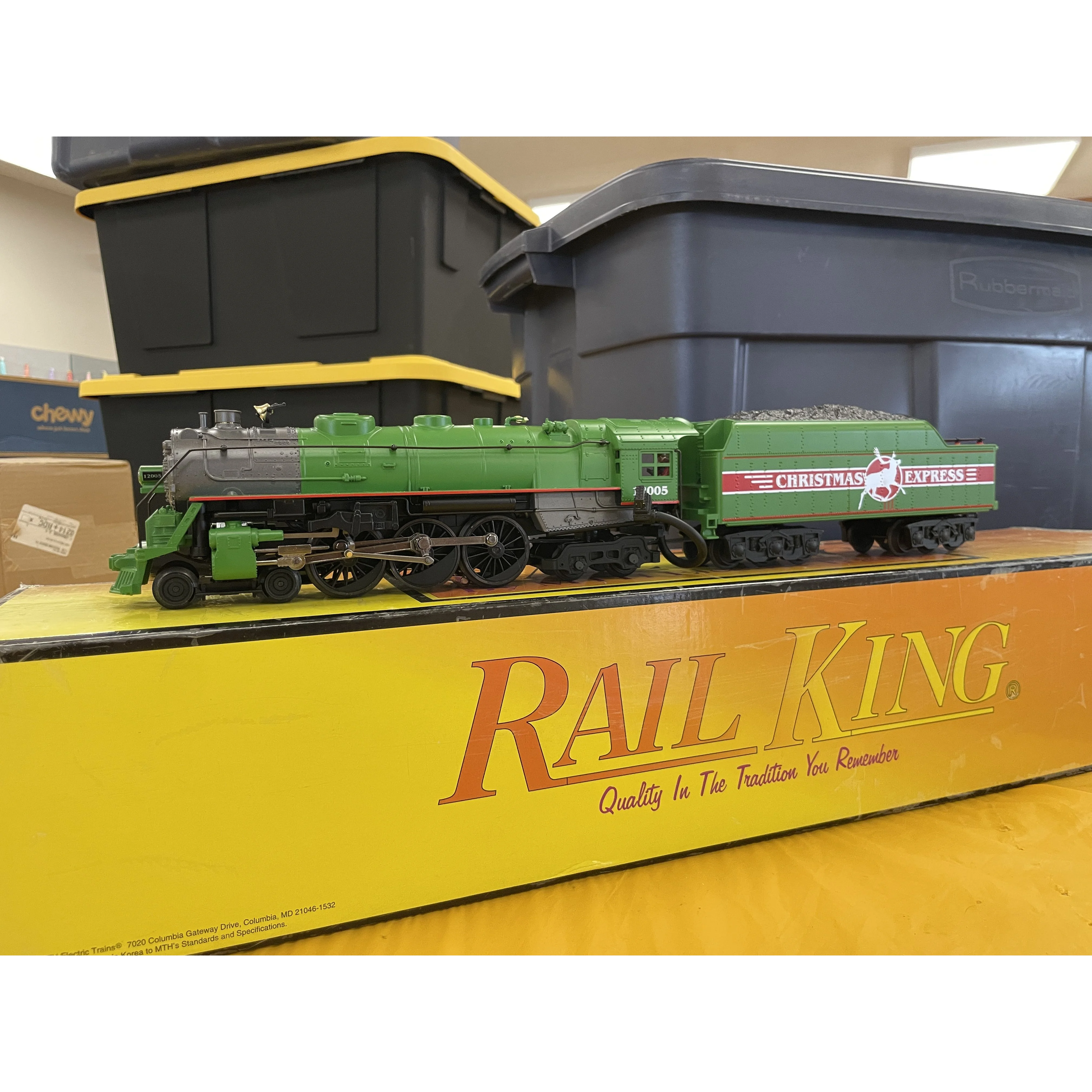 30-1360-1 MTH Railking 4-6-4 Christmas — photo 2
