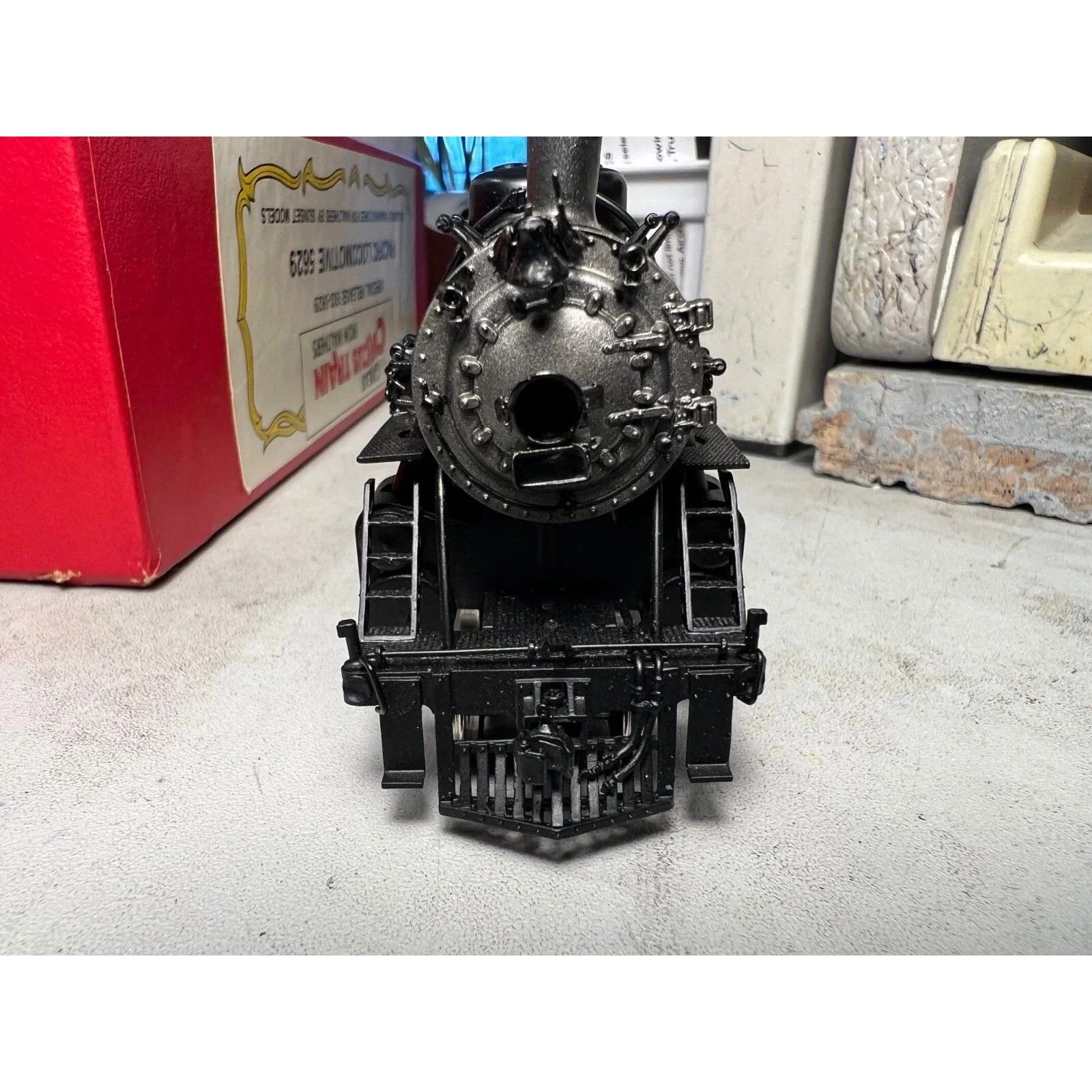 BRASS MILWAUKEE #5629 CIRCUS ENGINE by SUNSET FACTORY PAINTED DC — photo 17