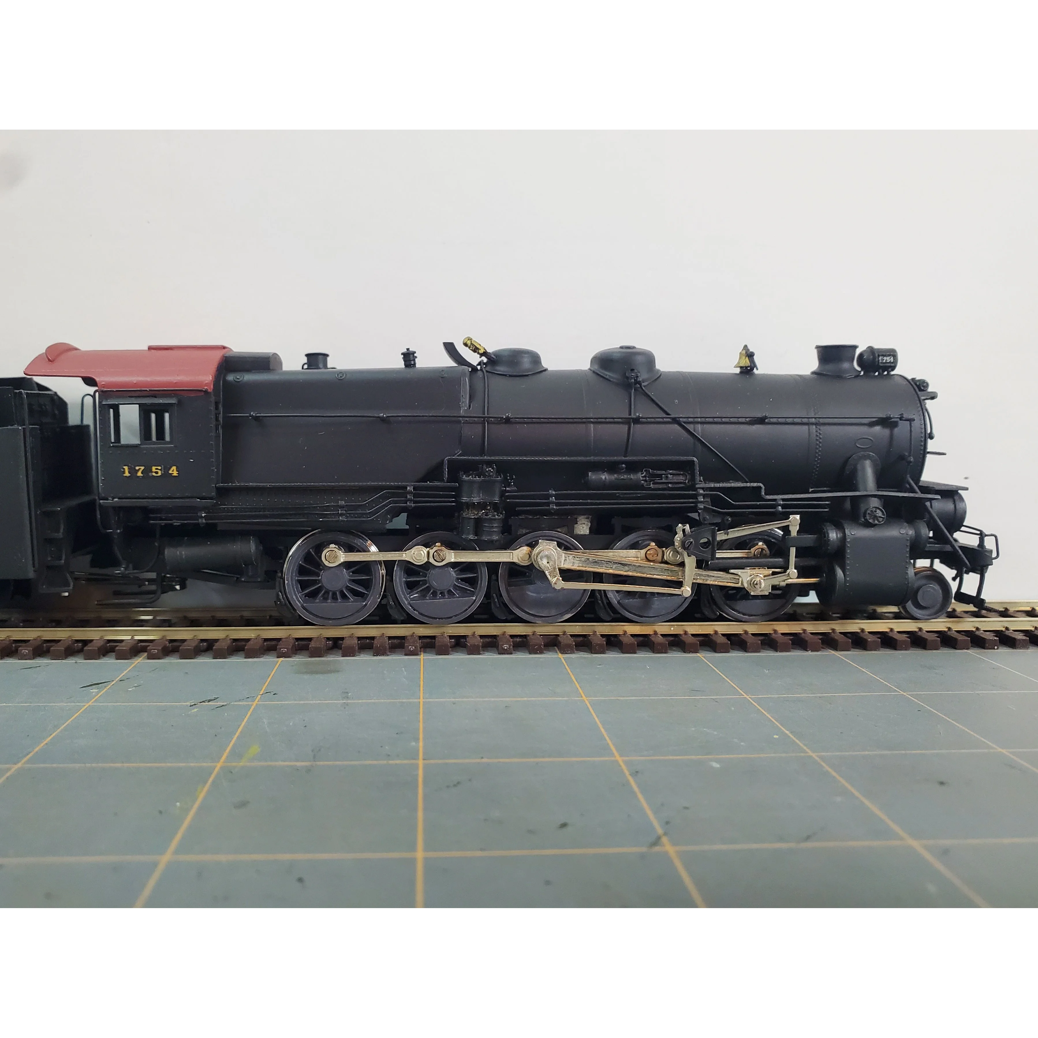 Pennsylvania 2-10-0 with Long Tender - HO Scale Brass Locomotive - Sunset Models — photo 6