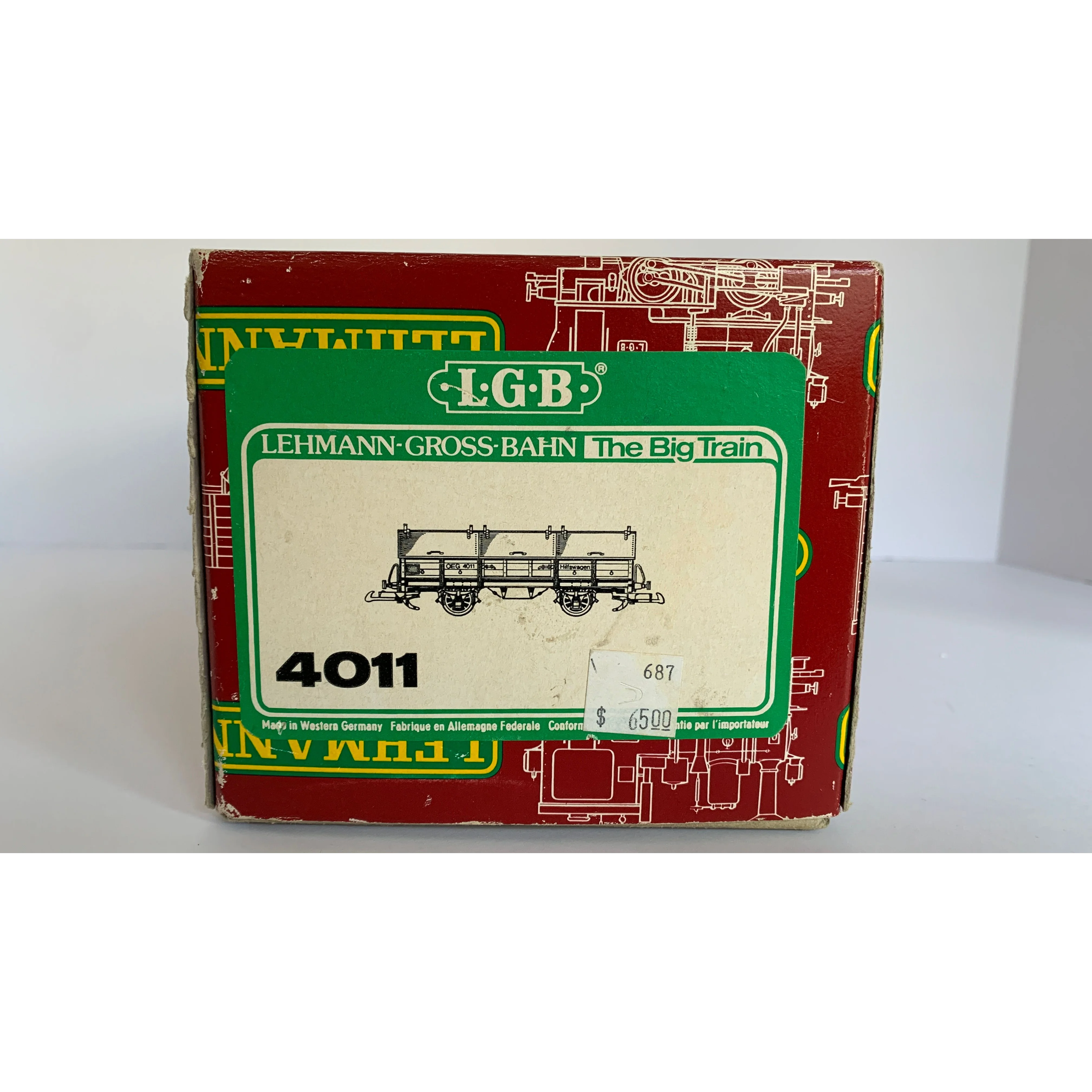 LGB G Gauge 4011 Hilfswagen Covered Wagon — photo 7