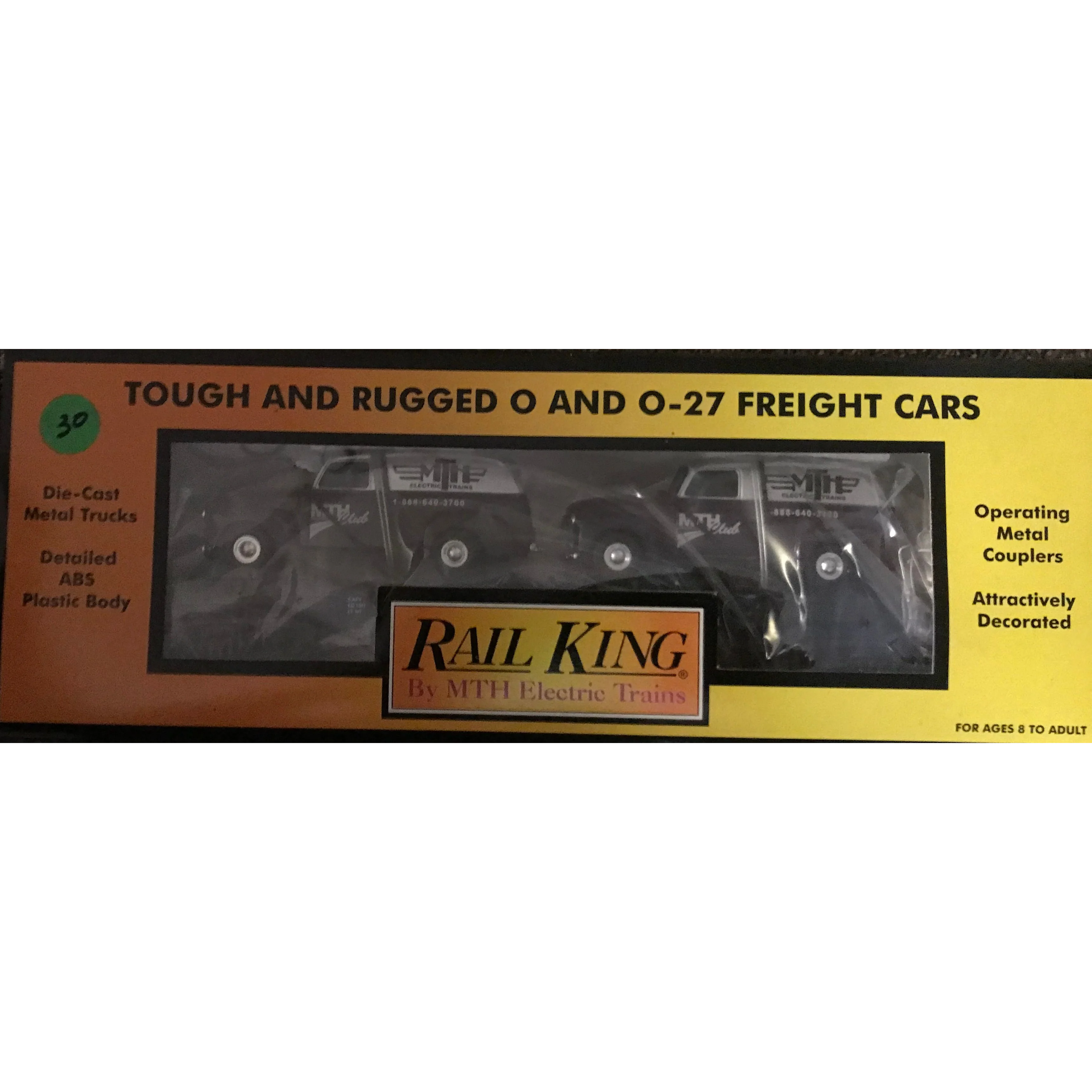 MTH Rail King #30-76002 MTHRRC-2001 Flat Carw/ERTL '51 Panel Vans - Image 3