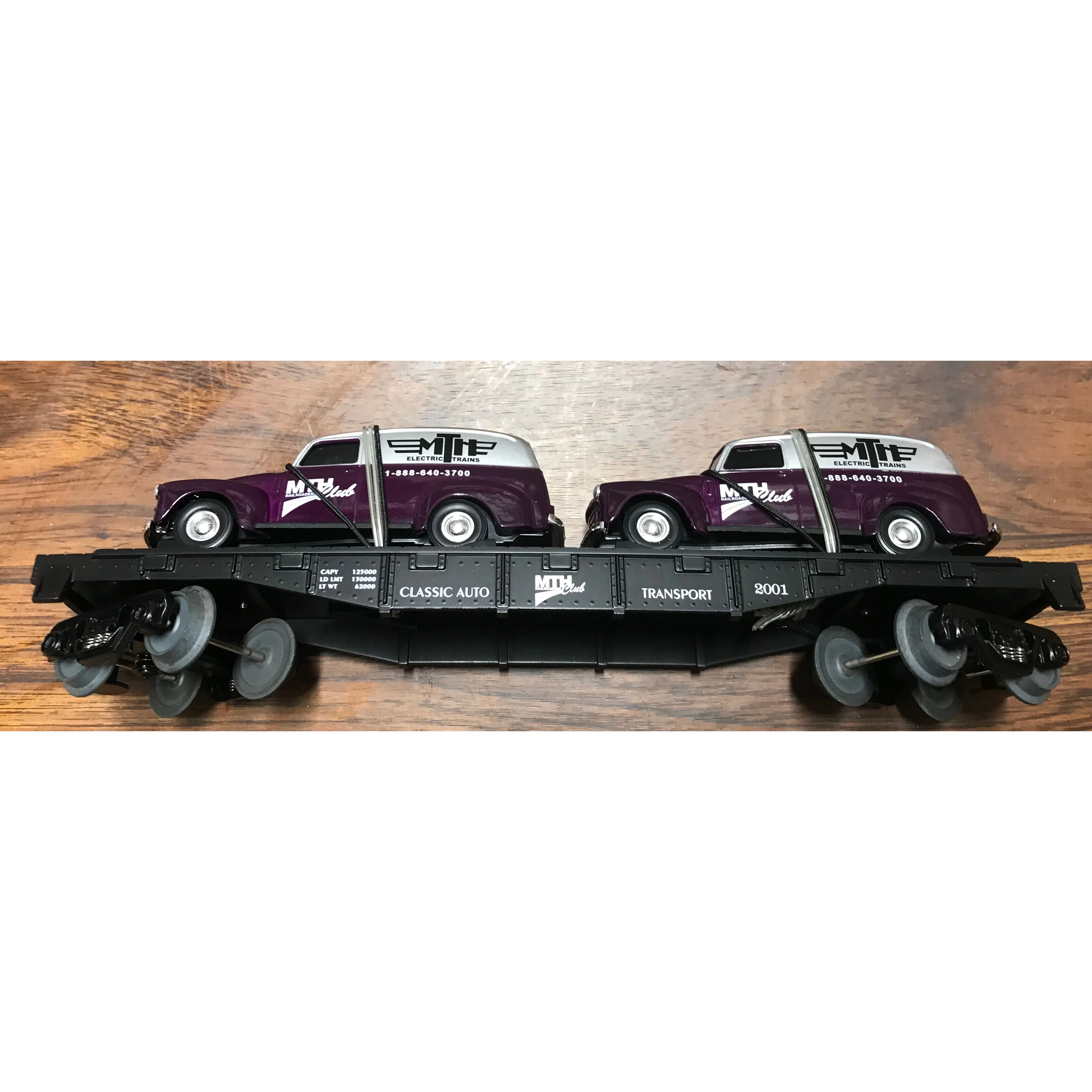 MTH Rail King #30-76002 MTHRRC-2001 Flat Carw/ERTL '51 Panel Vans - Image 2
