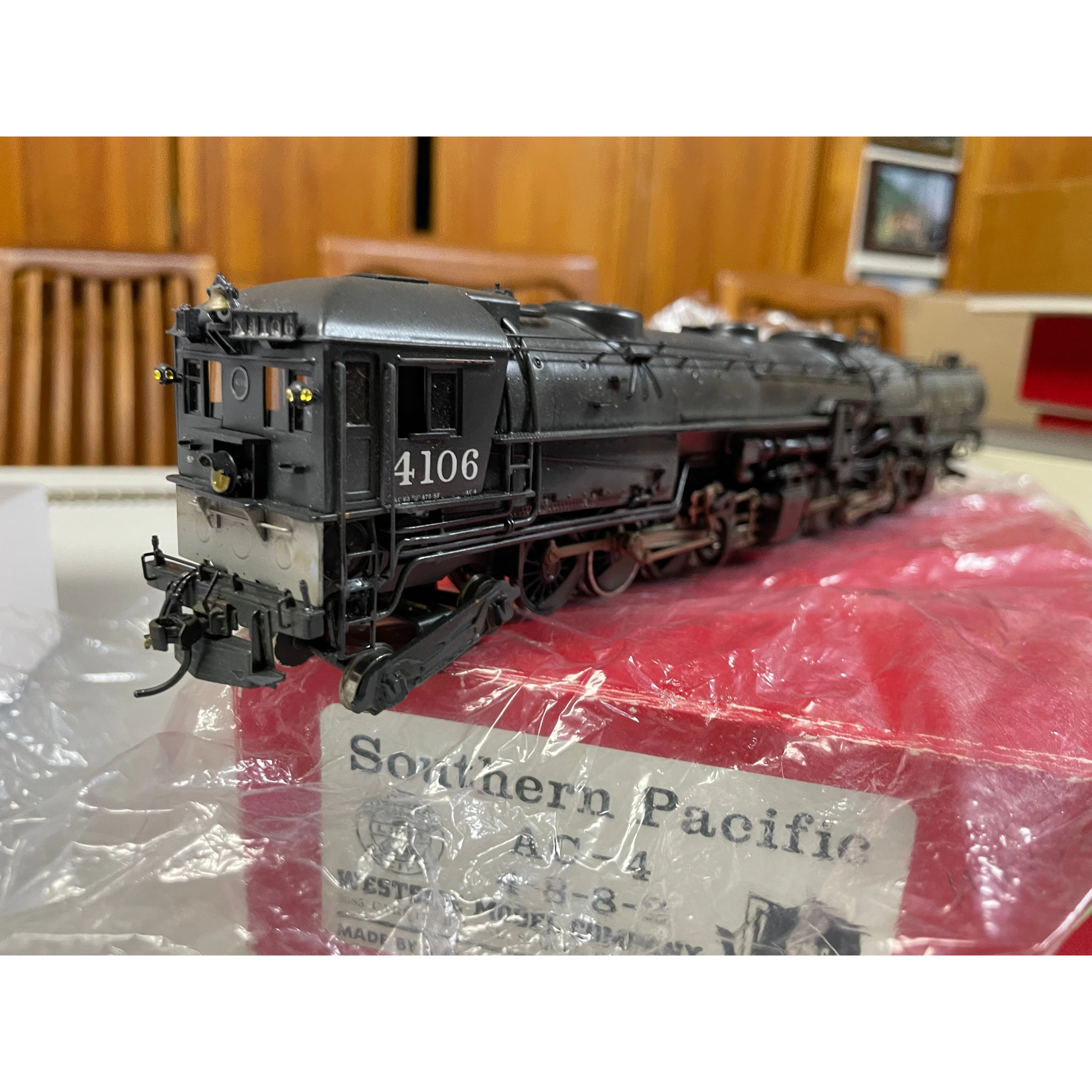 HO Brass Westside Model Southern Pacific Cab Forward AC-4 Steam Loco DCC/Weathered — photo 10