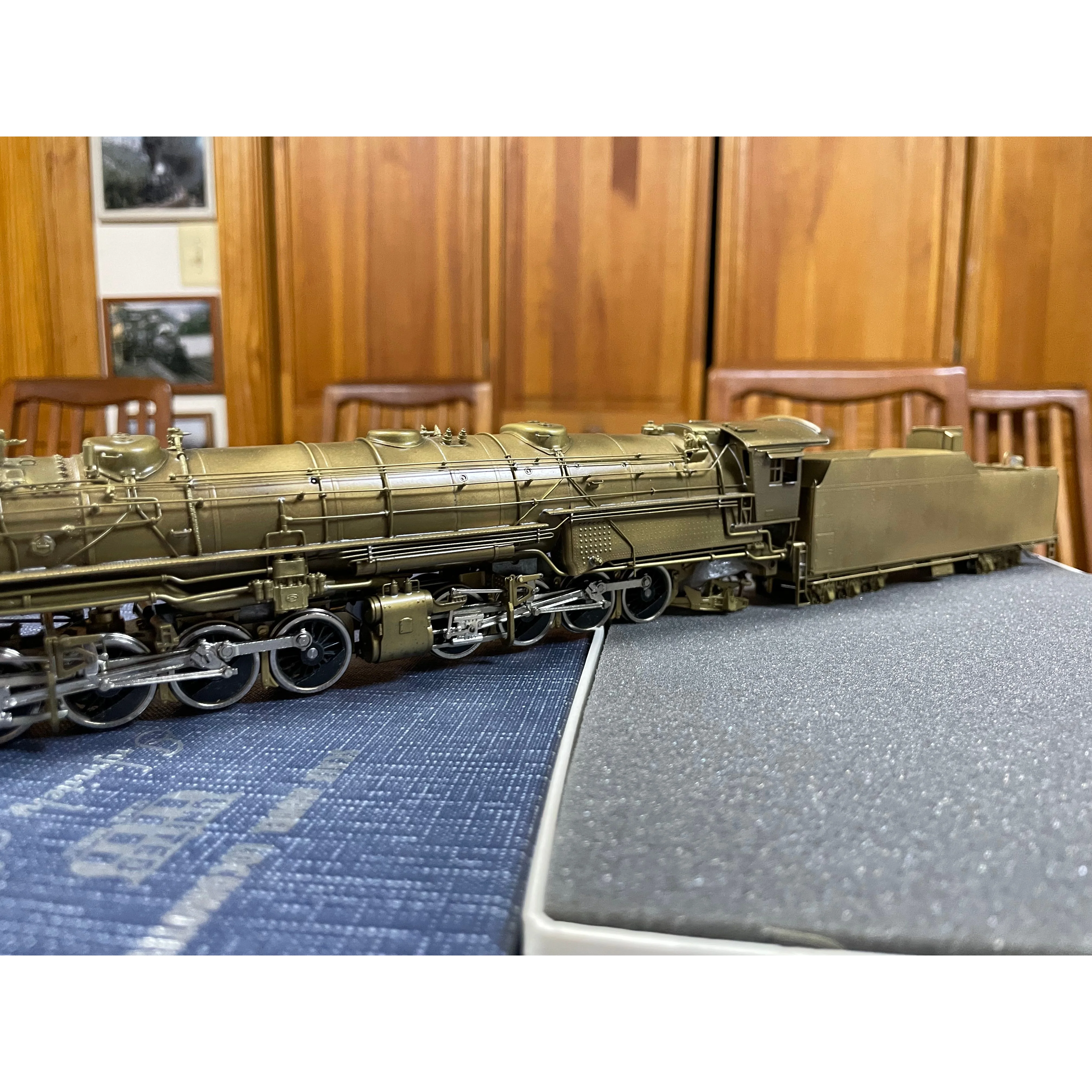 United Scale Models D&RGW L-131 Brass 2-8-8-2 Steam Loco Pacific Fast Mail 1/87 LNIB — photo 13