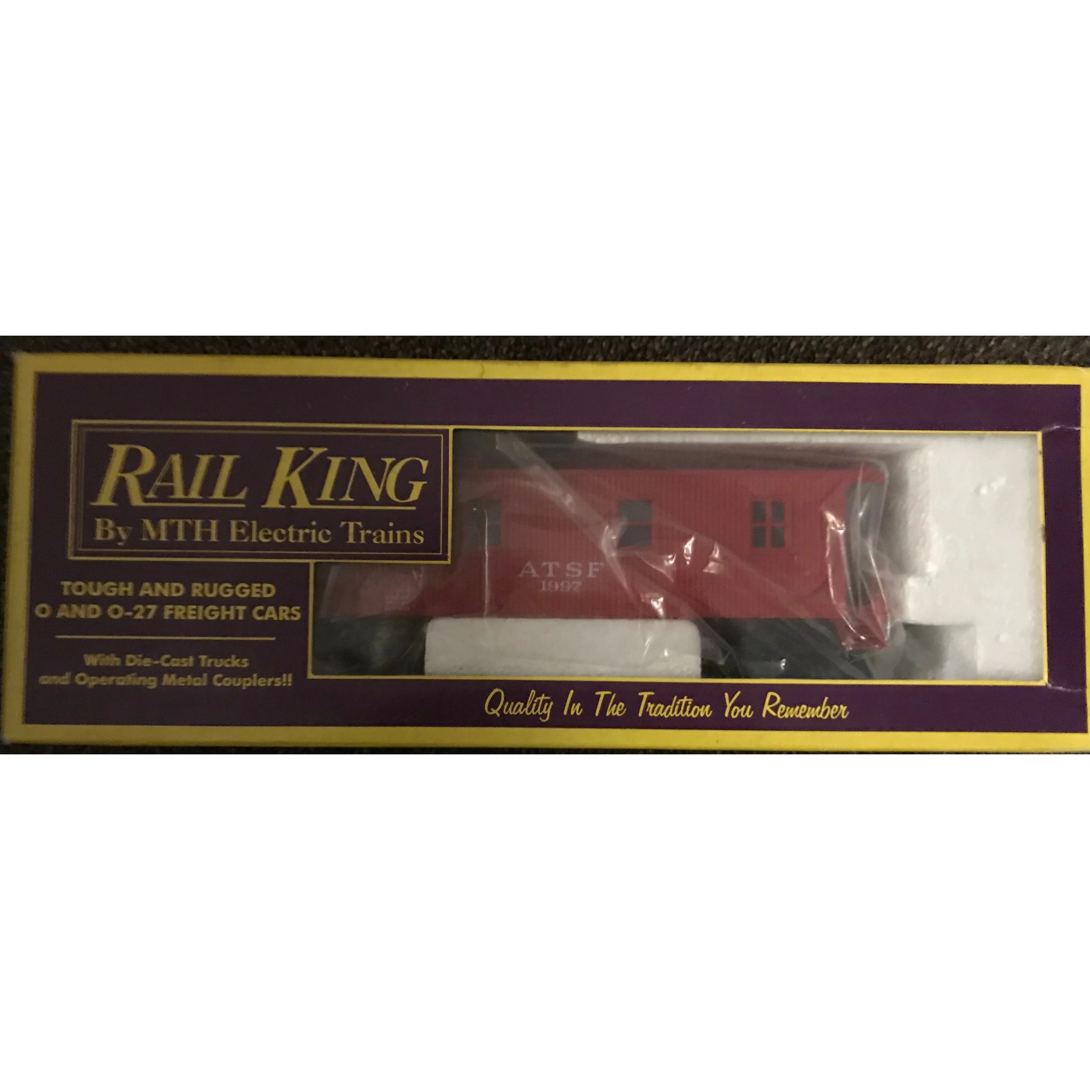 30-7703 MTH O-Gauge Santa Fe (#1997) Woodside Caboose - Image 2