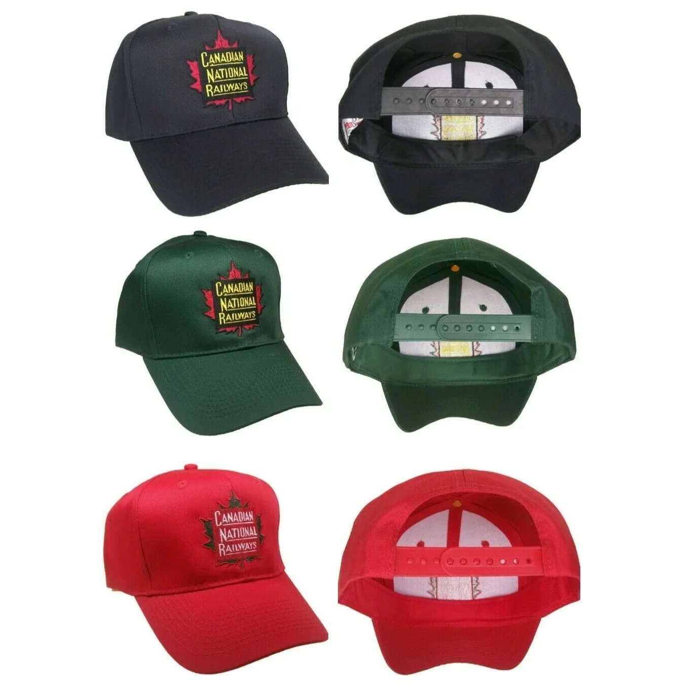 Railroad Embroidered Caps