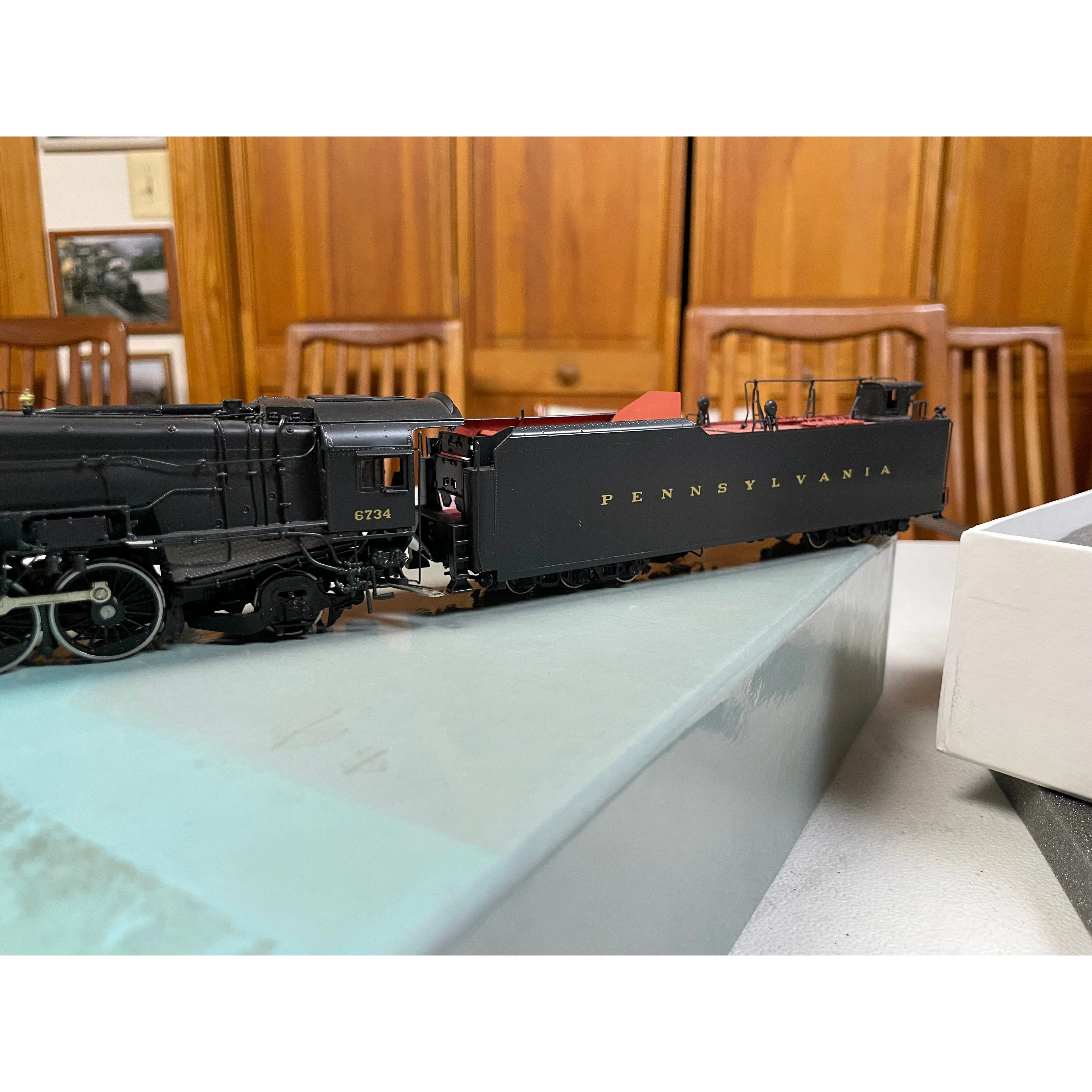 HO BRASS CHALLENGER IMPORTS PENNSY PRR M-1B 4-8-2 WITH 210F75 TENDER F/P NIB SAMHONGS — photo 8