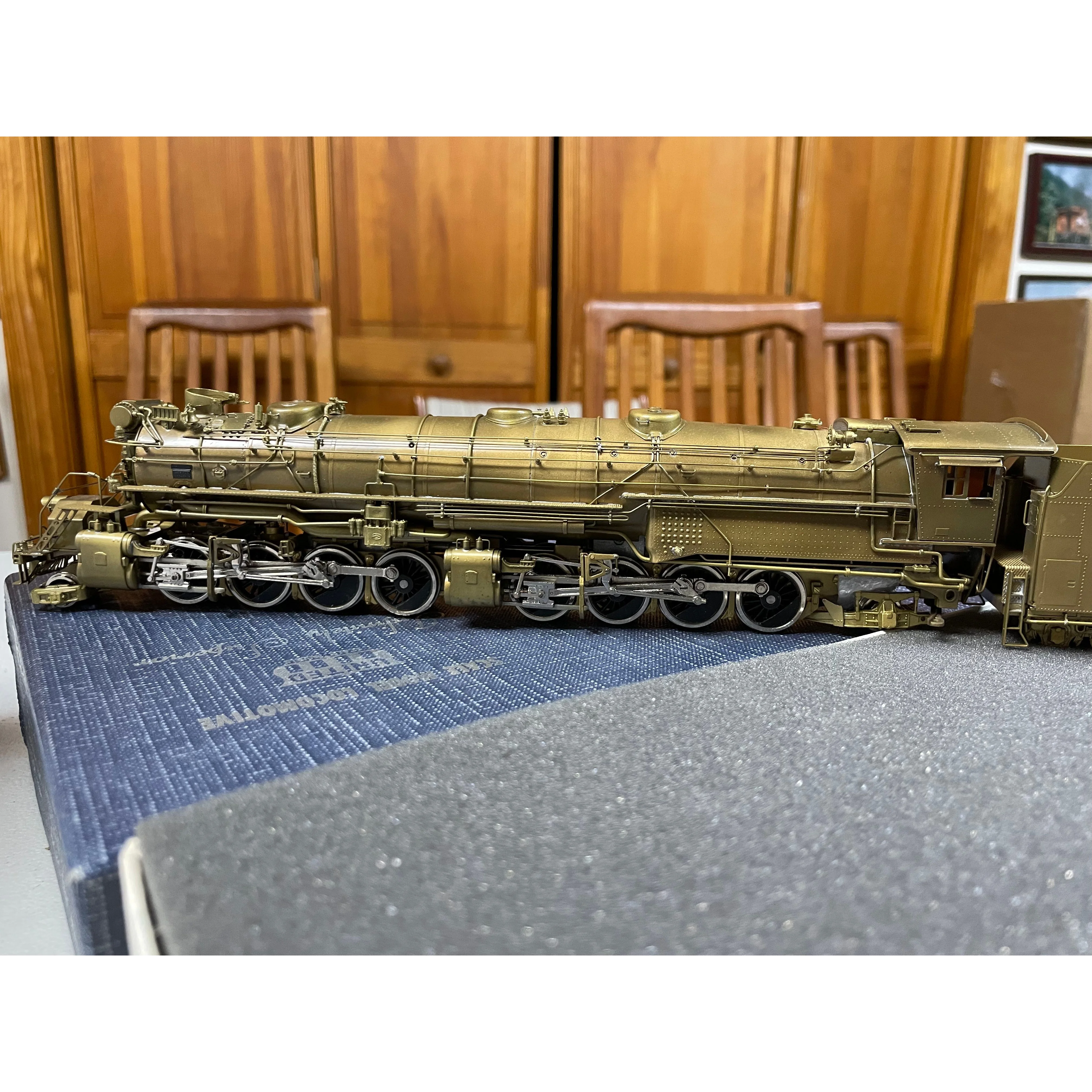 United Scale Models D&RGW L-131 Brass 2-8-8-2 Steam Loco Pacific Fast Mail 1/87 LNIB — photo 2