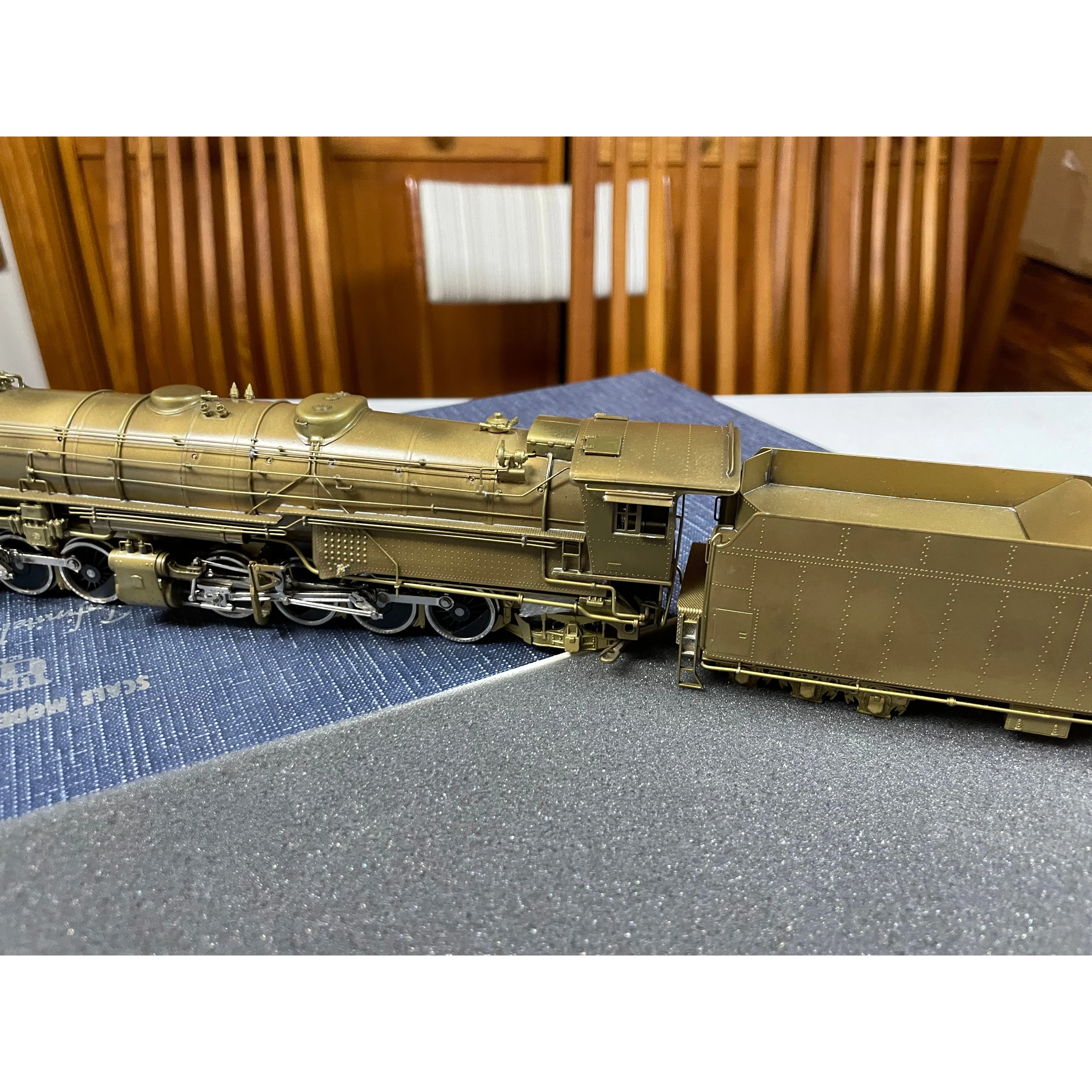 United Scale Models D&RGW L-131 Brass 2-8-8-2 Steam Loco Pacific Fast Mail 1/87 LNIB — photo 7