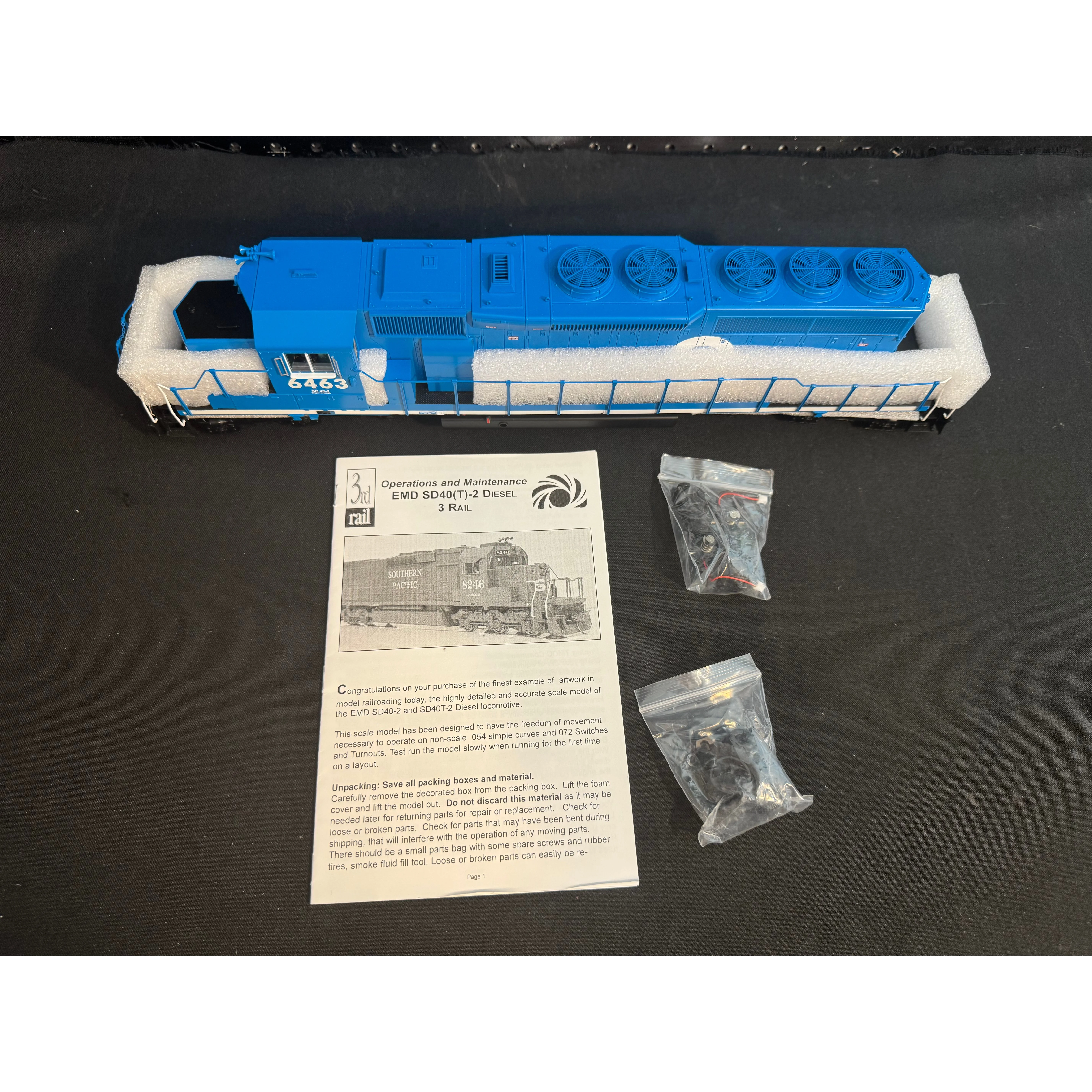 Sunset 3rd Rail Conrail Quality SD40-2 3 rail — photo 11