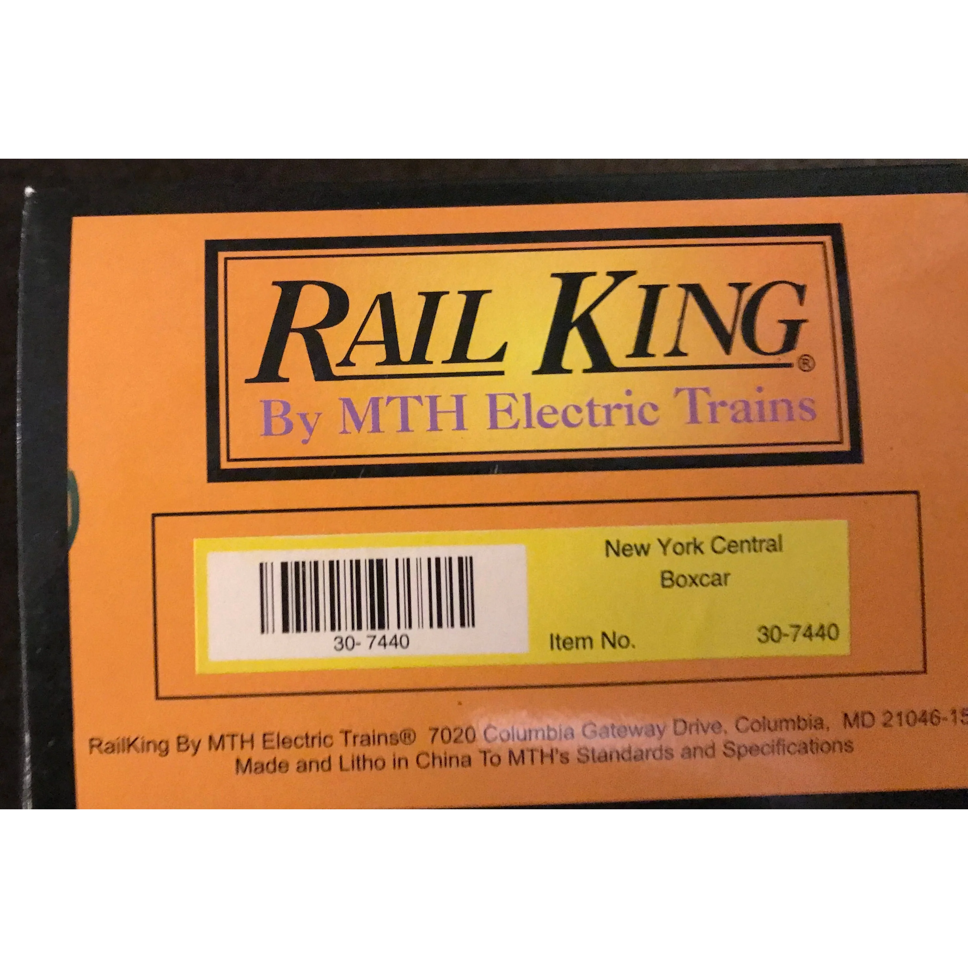 Rail King New York Central Boxcar 30-7440 - Image 4