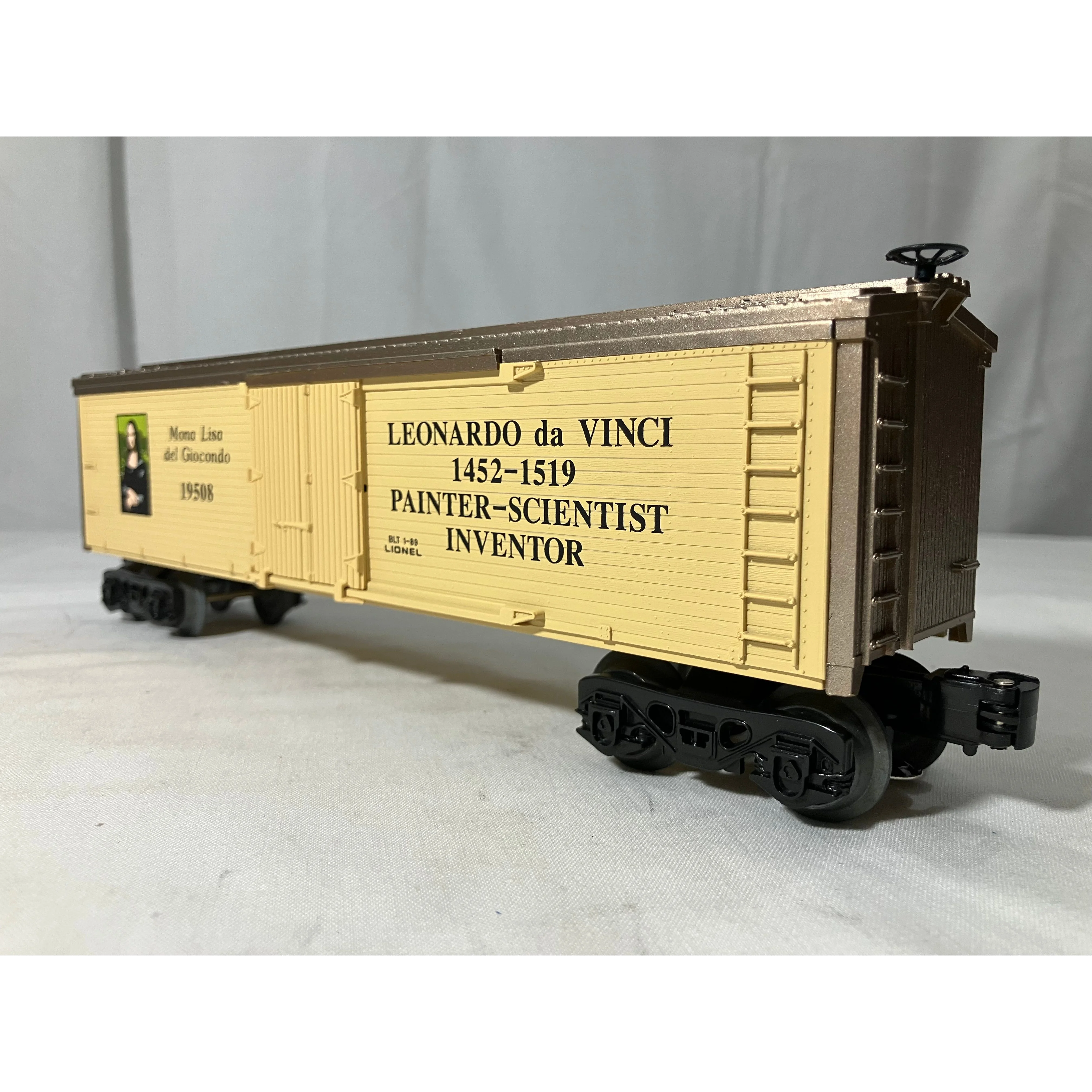 Lionel 6-19508 O scale three rail reefer honoring Leonardo Da Vinci — photo 2