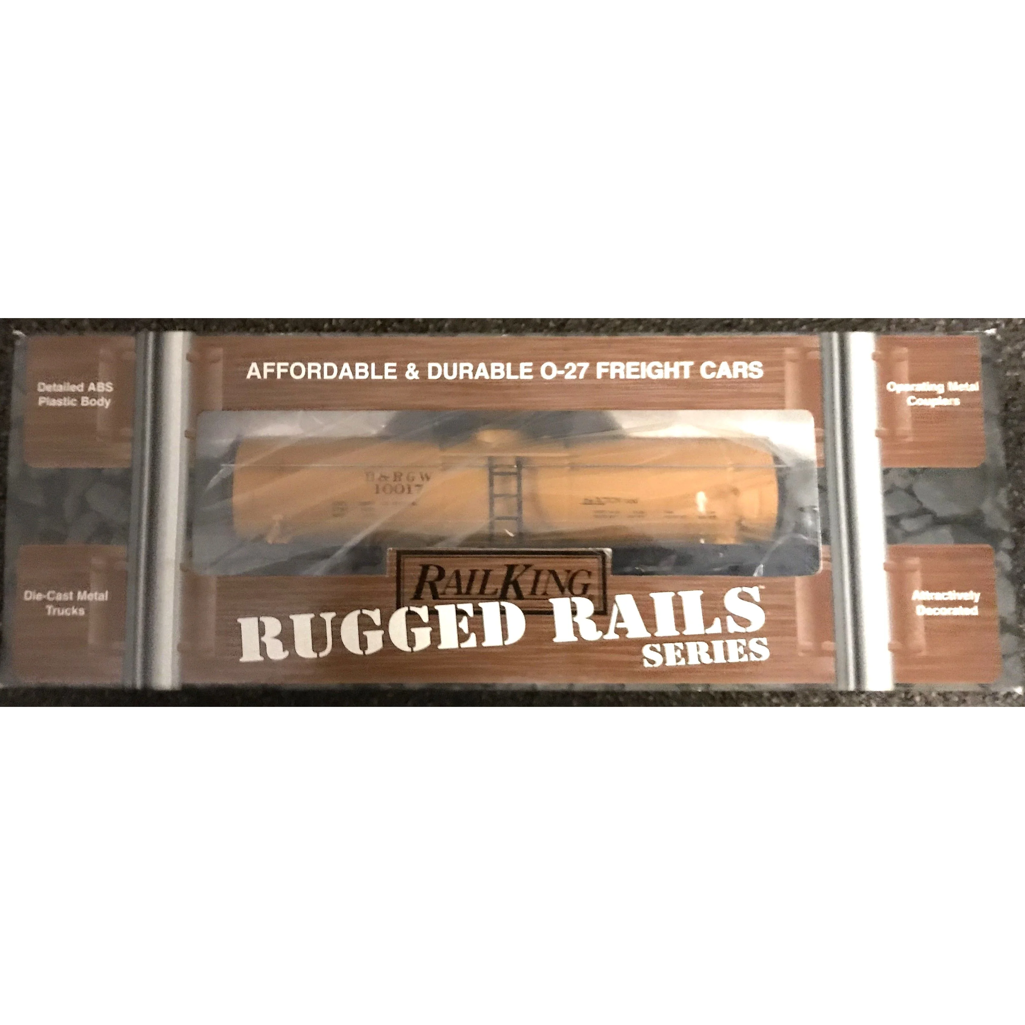 Rail King Rugged Rails Denver Rio Grande Western Tank Car 33-7301 - Image 3