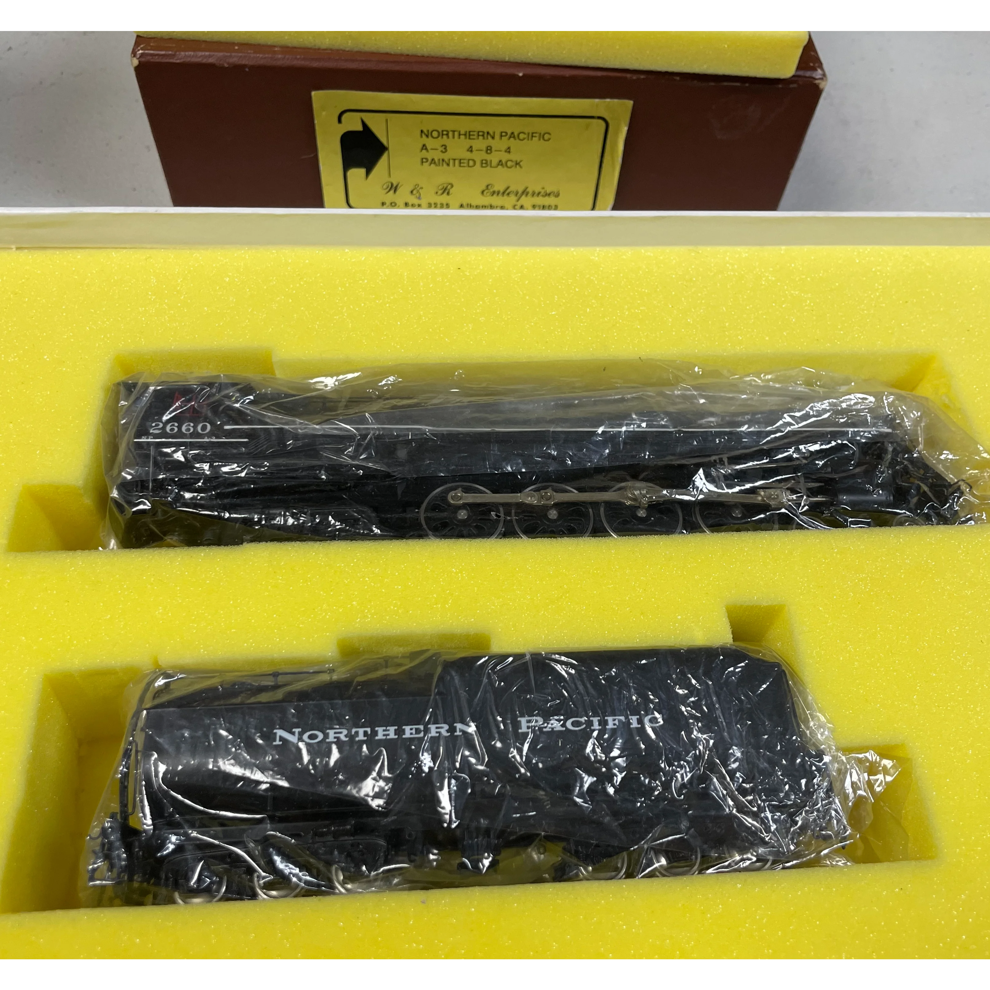 W&R Enterprises Brass Northern Pacific A-3 4-8-4 Steam Locomotive HO Gauge Black F/P — photo 10