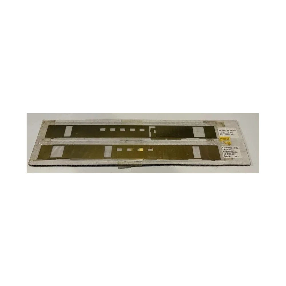 BRASS BAGGAGE MAIL ACF CAR UP GN C&NW CAR SIDES HO SCALE jelsmagraphics (3841) — photo 2