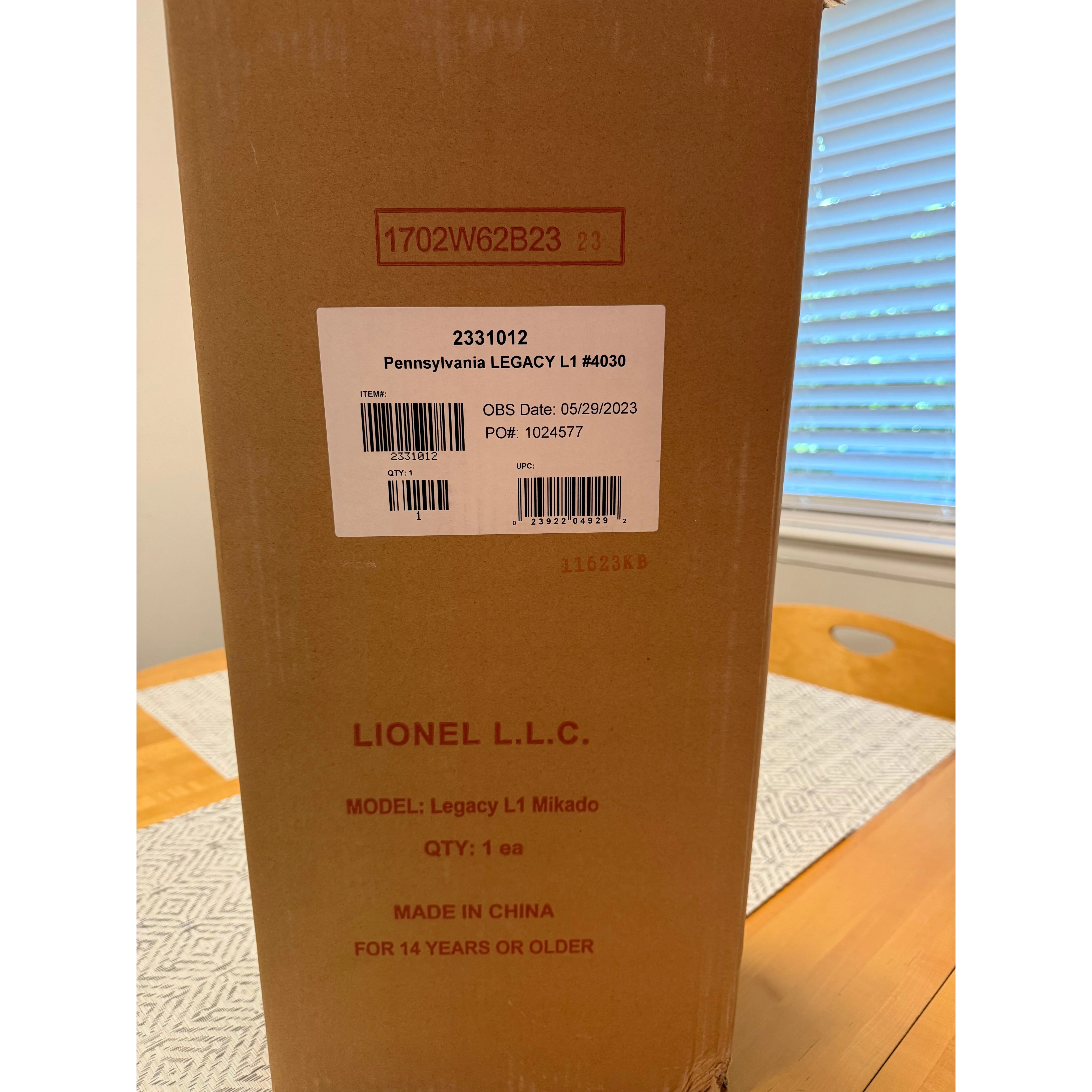 Lionel Legacy L1 Mikado 2-8-2 Steam Locomotive O Gauge — photo 2