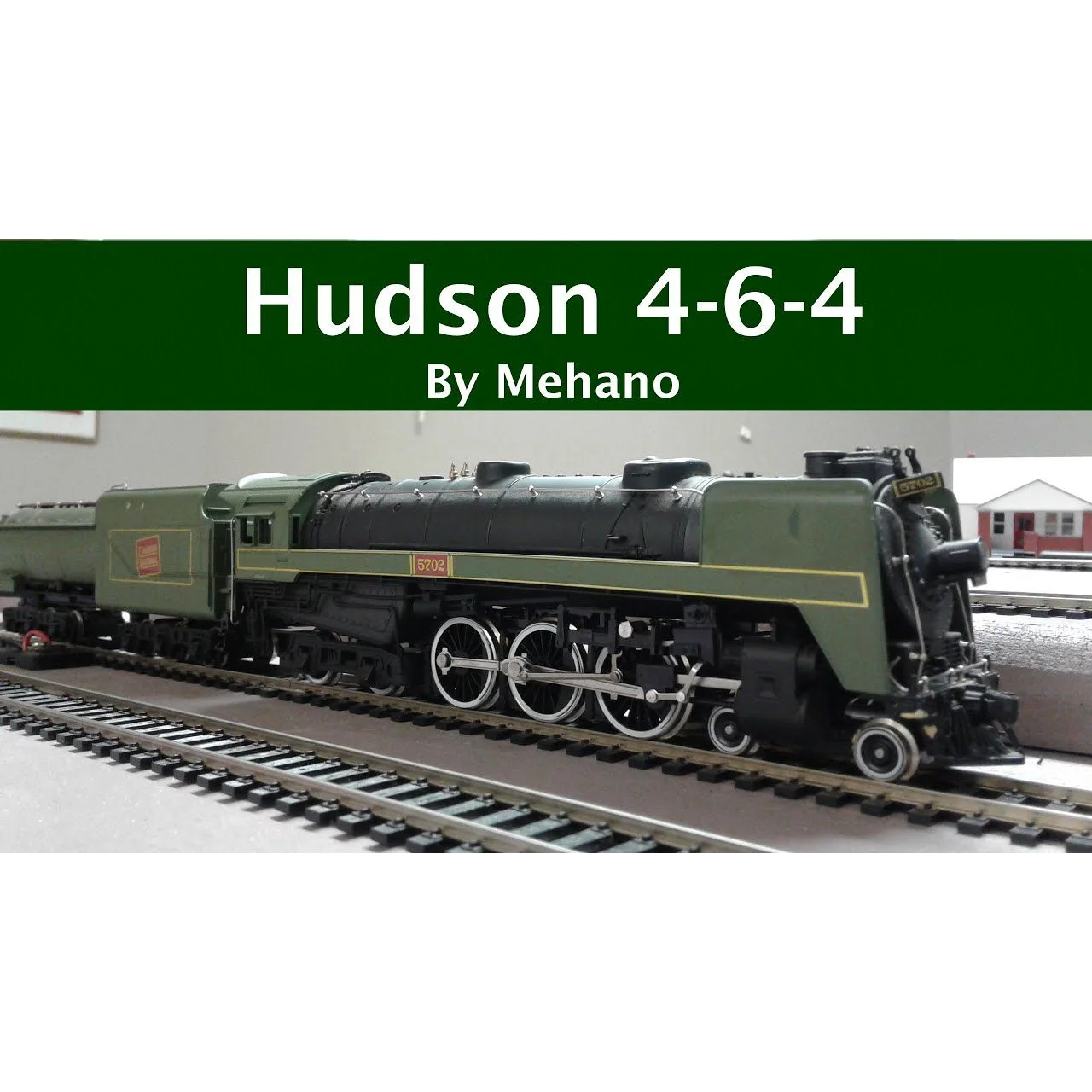 HO Mehano 4-6-4 Canadian National Steam Locomotive #5702 - NEW condition