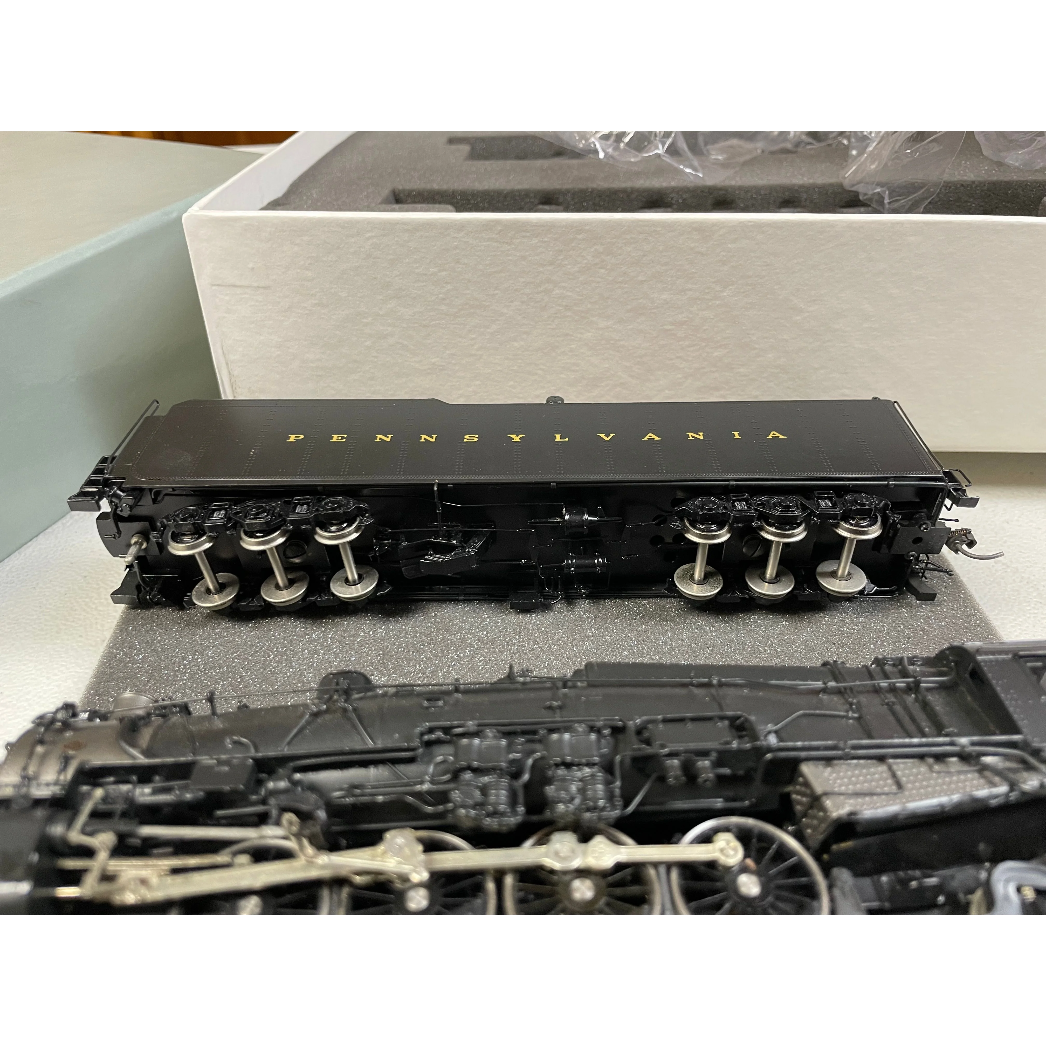 HO BRASS CHALLENGER IMPORTS PENNSY PRR M-1B 4-8-2 WITH 210F75 TENDER F/P NIB SAMHONGS — photo 9