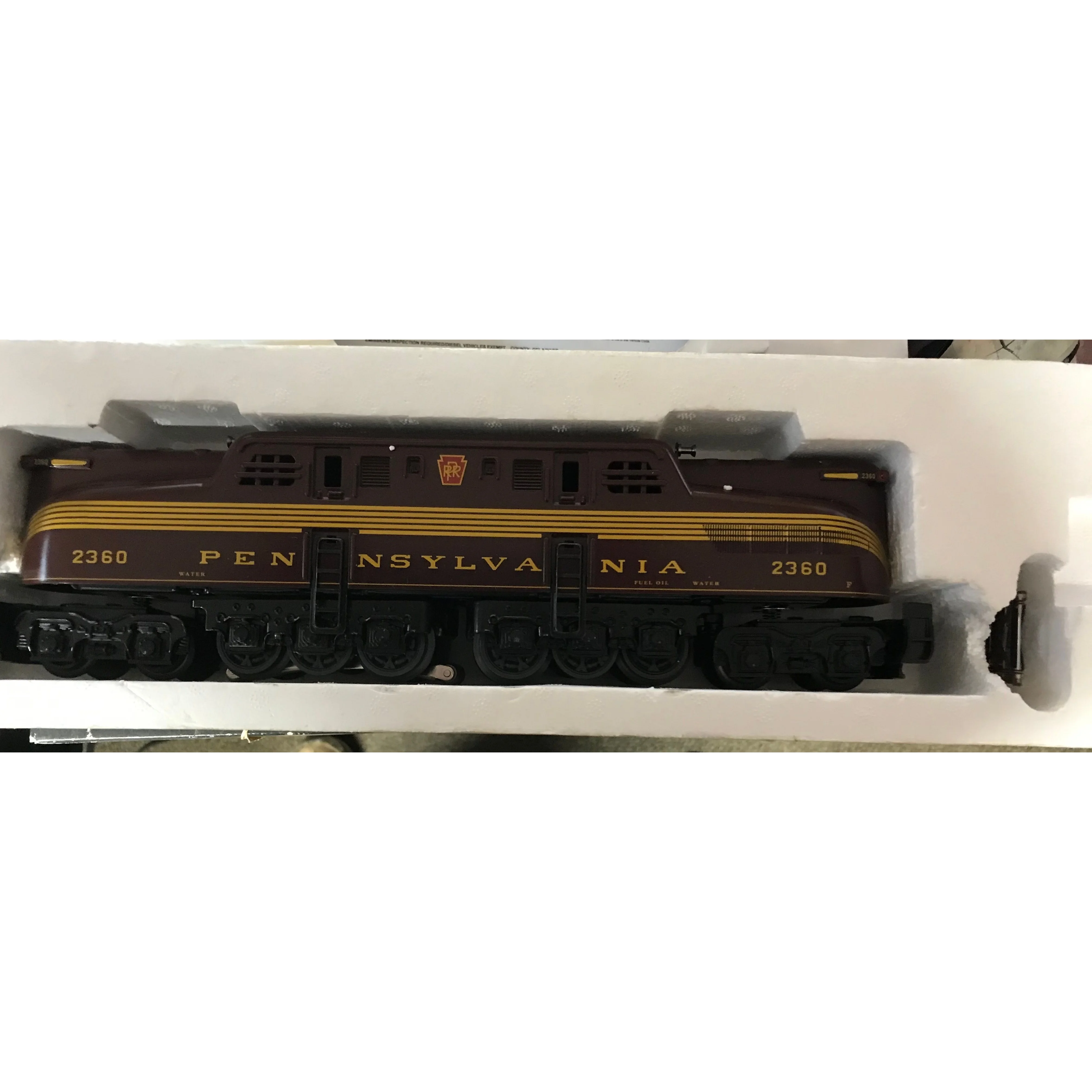 Williams 41799 O PRR Tuscan 5 stripe Semi-scale PennsylvaniaGG-1 electric  locomotive — photo 2
