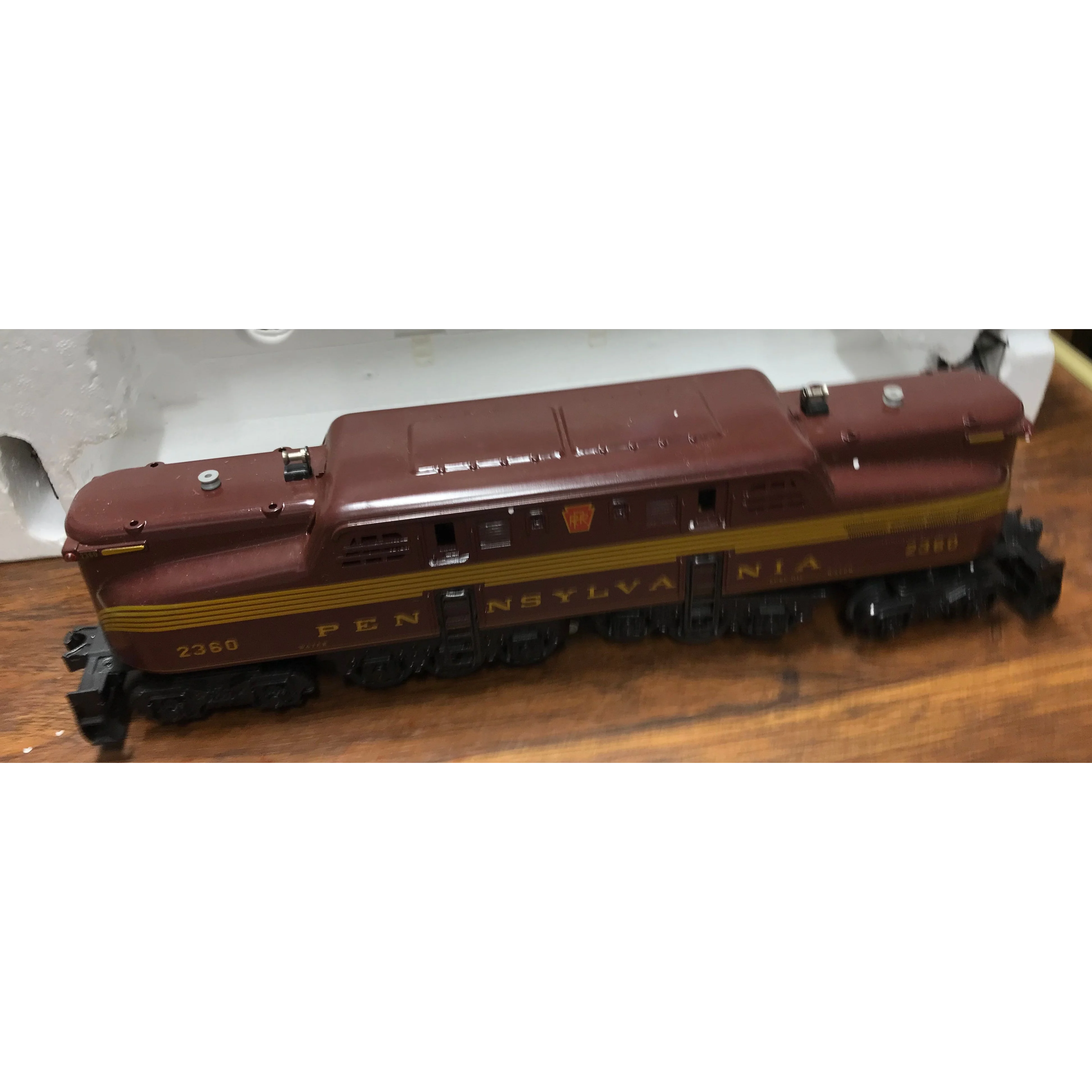 Williams 41799 O PRR Tuscan 5 stripe Semi-scale PennsylvaniaGG-1 electric  locomotive — photo 5