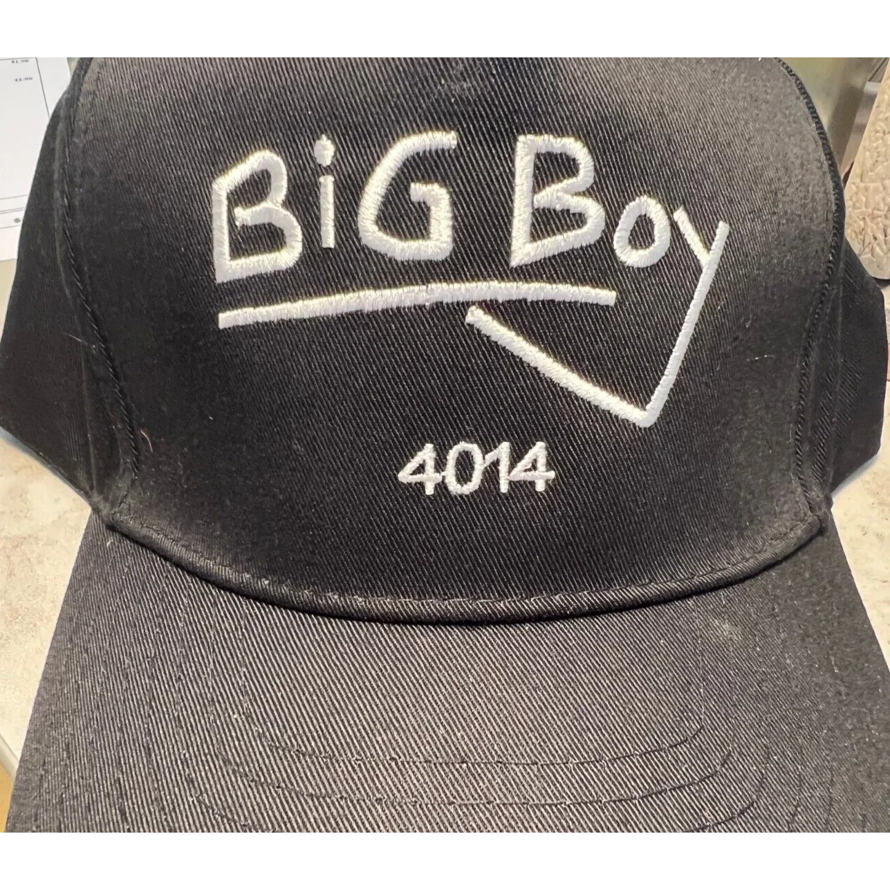 UNION PACIFIC BIG BOY SCRIPT Embroidered Black cap by JELSMA GRAPHICS — photo 3