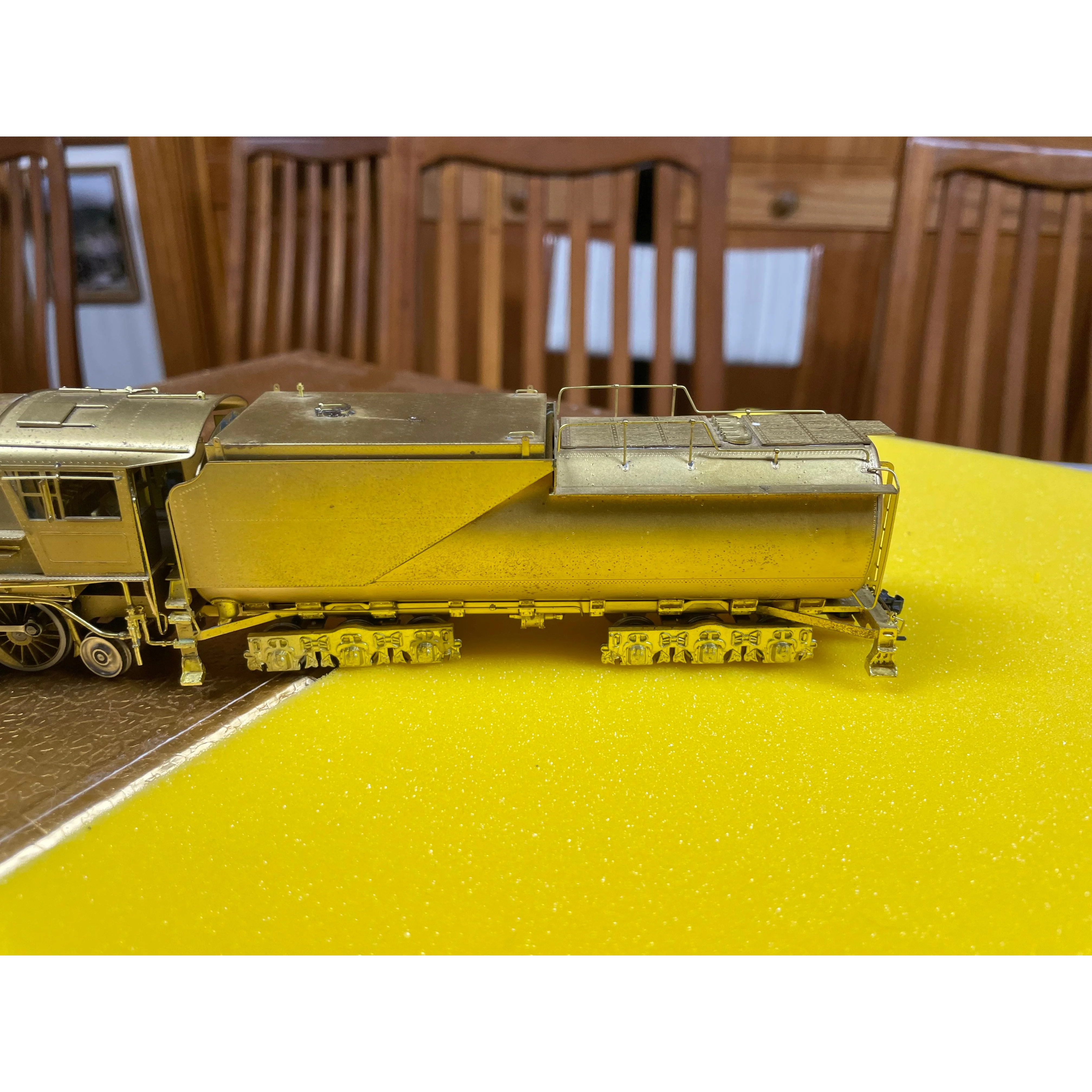 HO BRASS ORIENTAL LIMITED GREAT NORTHERN 2-8-8-2 R-1 OPEN CAB STEAM LOCOMOTIVE NIB — photo 12