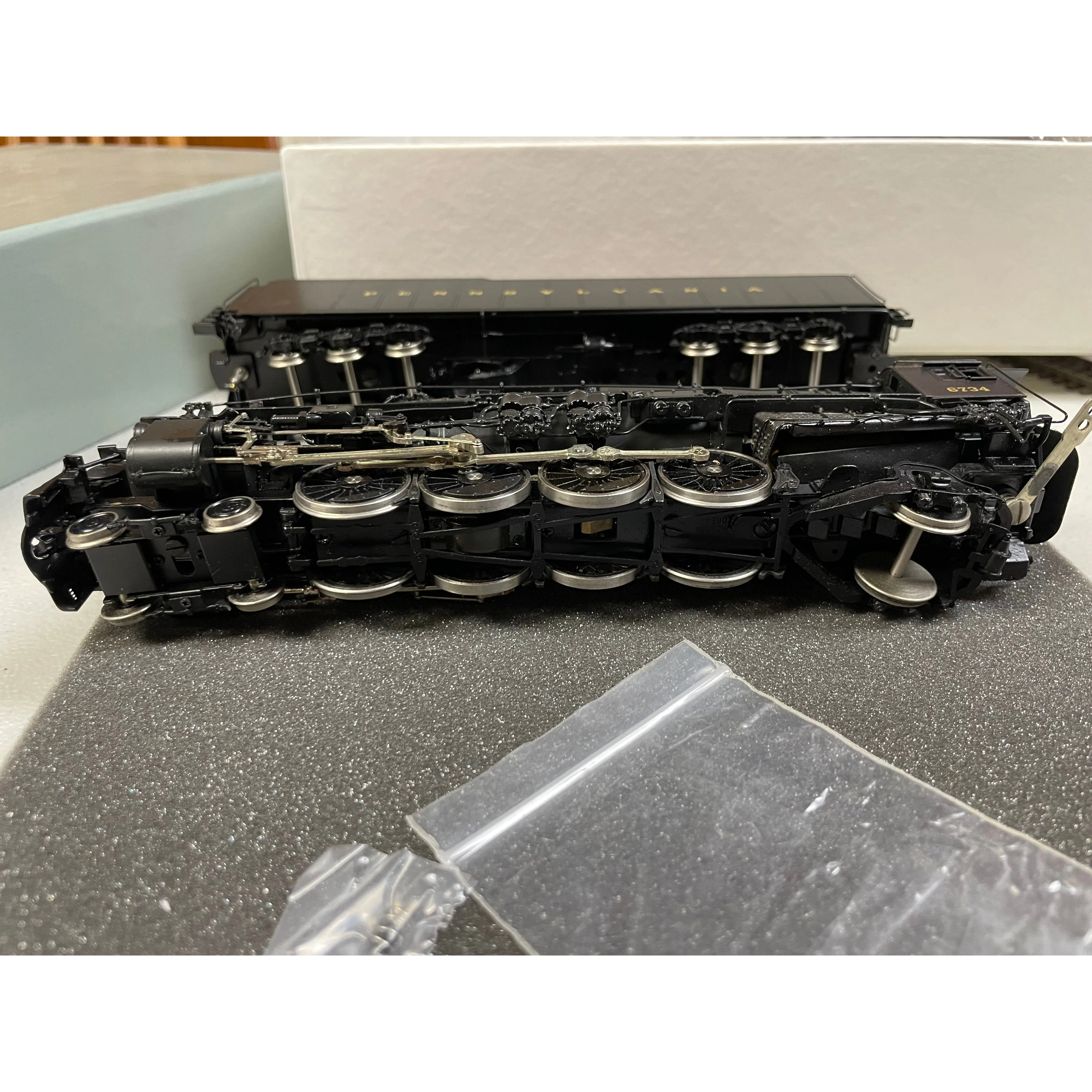 HO BRASS CHALLENGER IMPORTS PENNSY PRR M-1B 4-8-2 WITH 210F75 TENDER F/P NIB SAMHONGS — photo 11