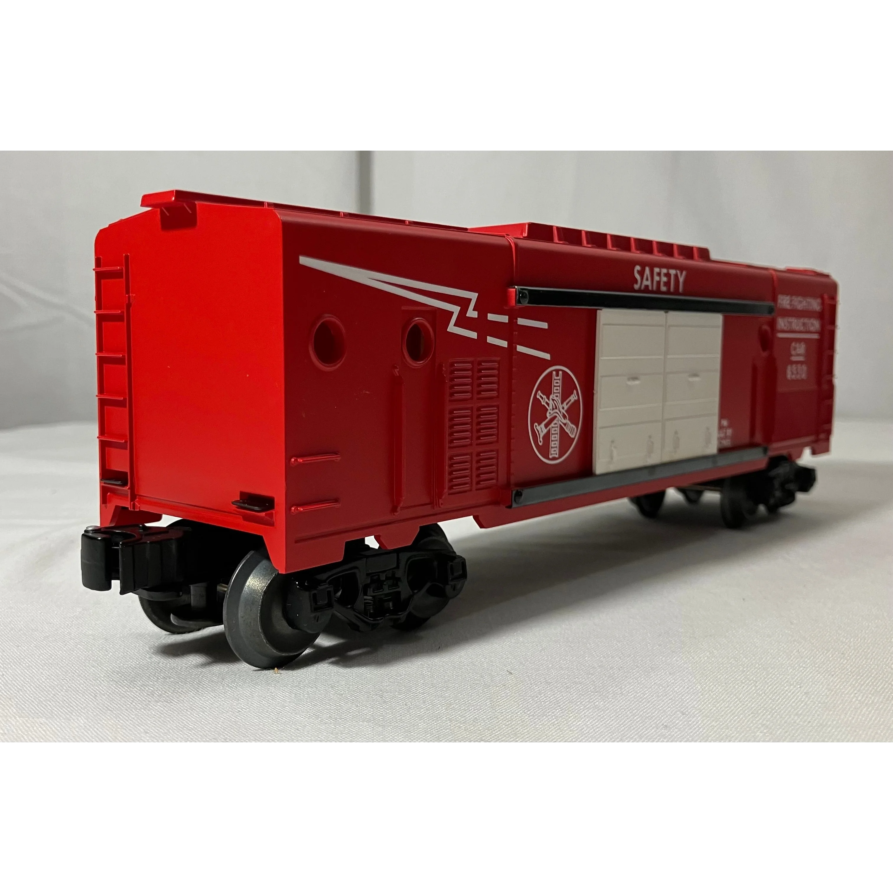 Lionel 6-39210 O scale 3 rail Fire Fighting Instruction Car