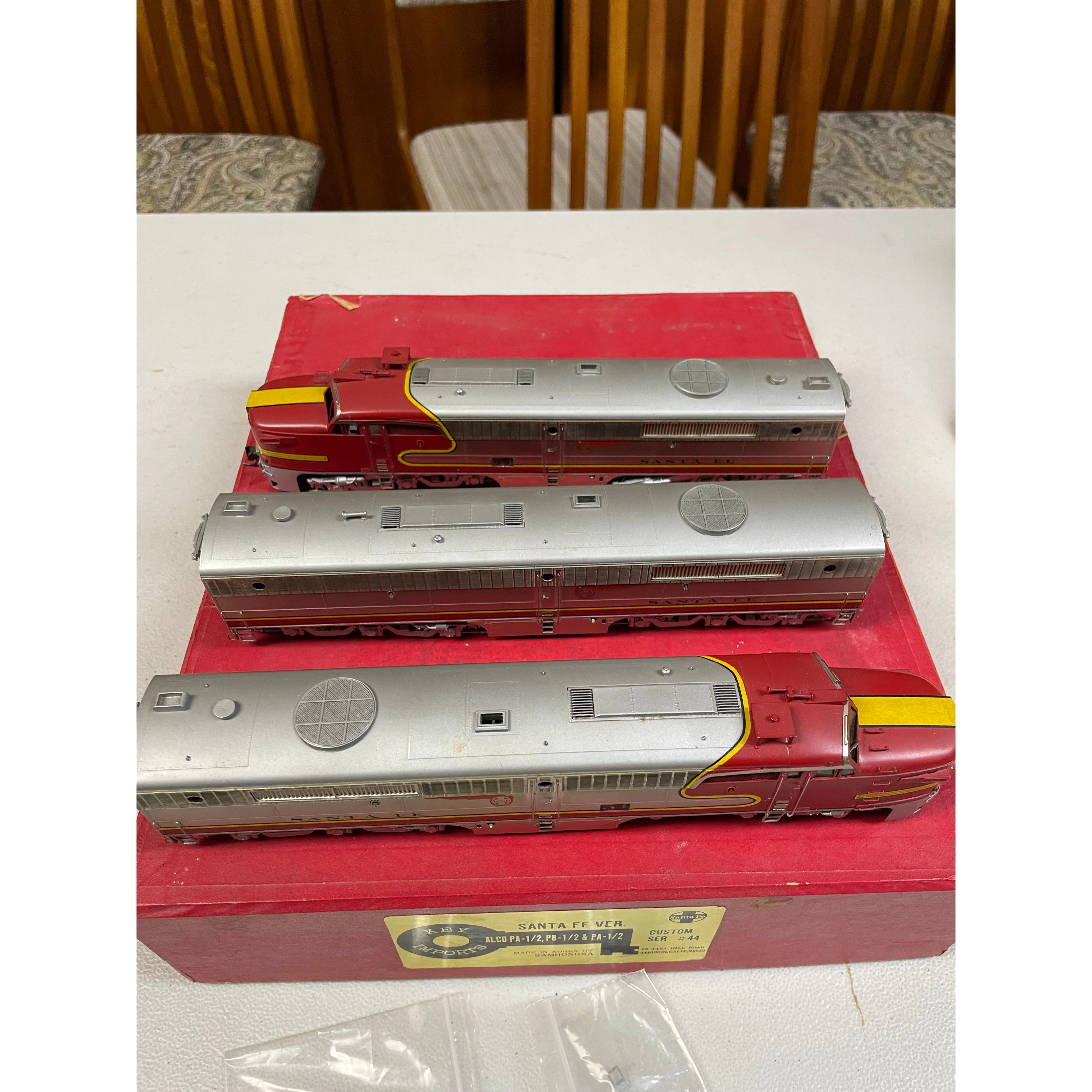 HO BRASS KEY IMPORTS SANTA FE ALCO PA-1/2 PB-1/2 PA-1/2 DIESEL SET LNIB BEAUTIFUL — photo 8