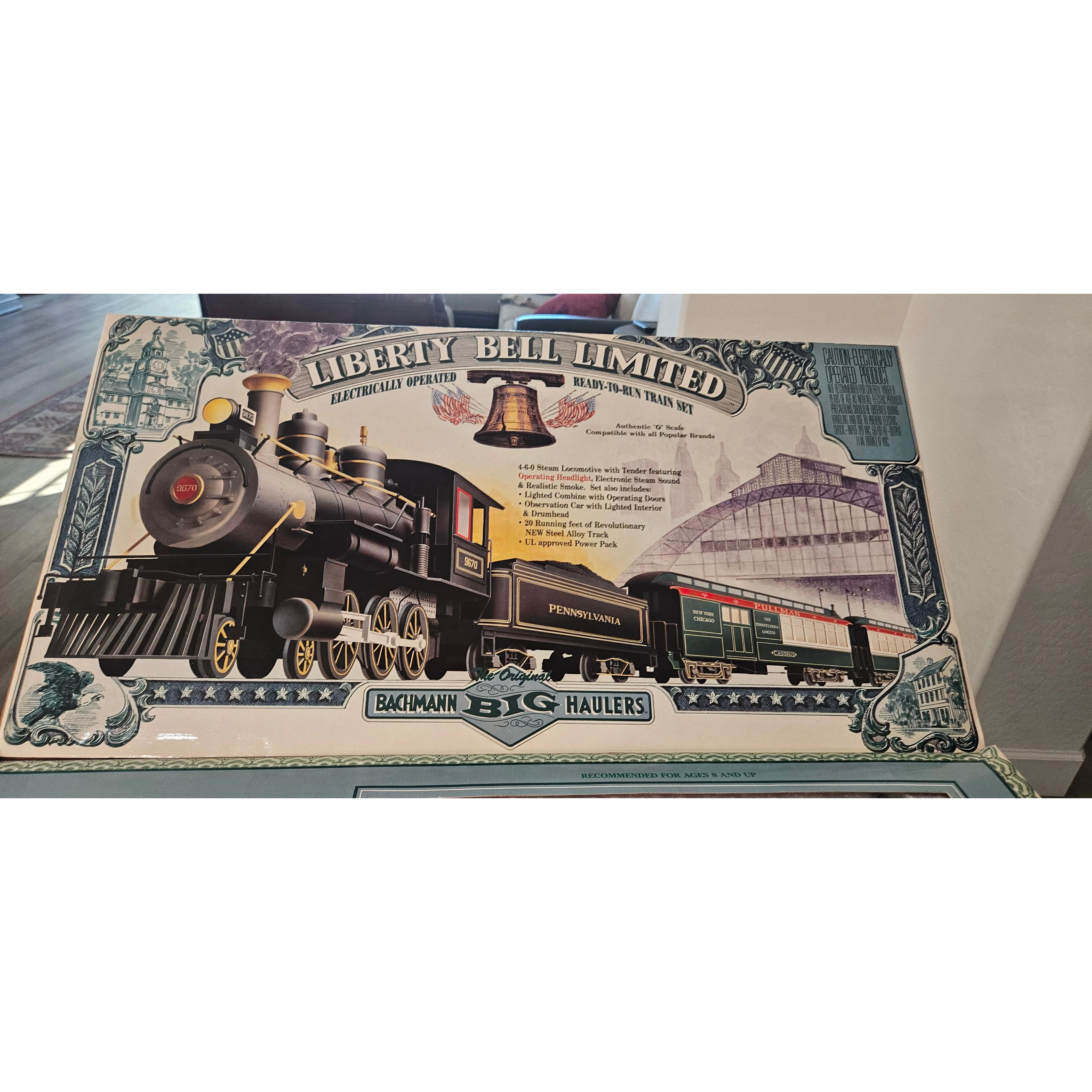 Bachman Big Haulers, Liberty Bell Limited G scale train set, complete, unused in bo — photo 18