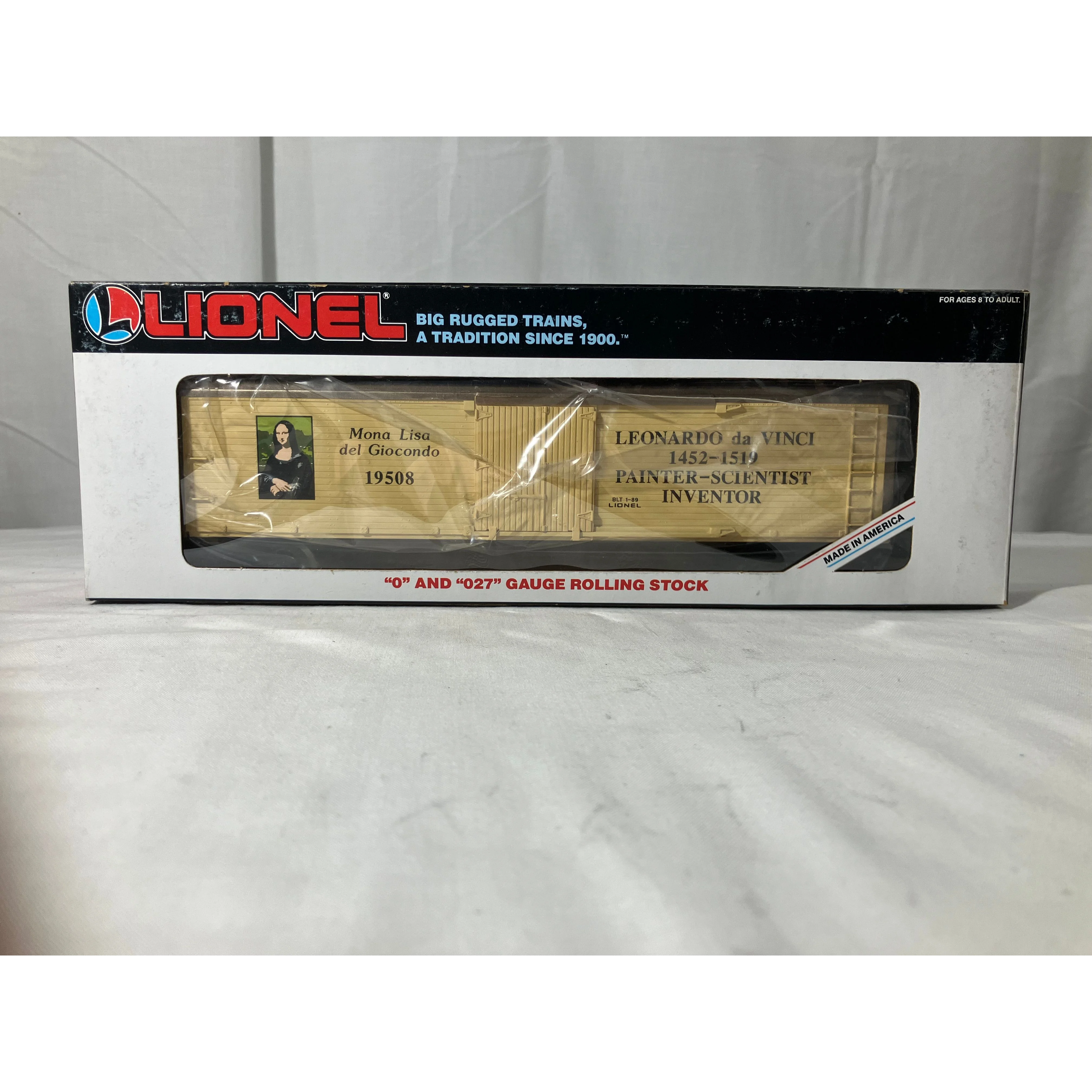 Lionel 6-19508 O scale three rail reefer honoring Leonardo Da Vinci — photo 11