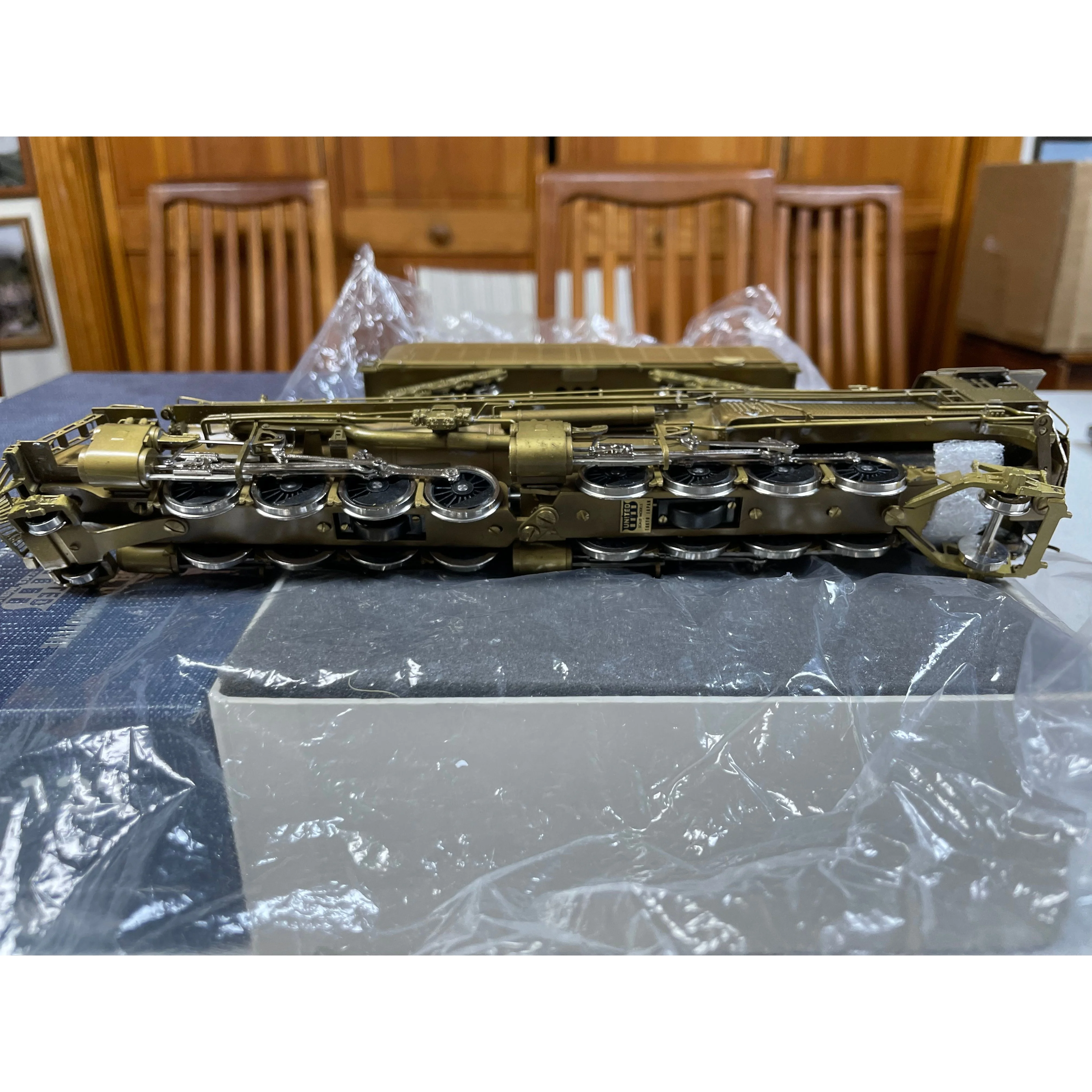 United Scale Models D&RGW L-131 Brass 2-8-8-2 Steam Loco Pacific Fast Mail 1/87 LNIB — photo 17