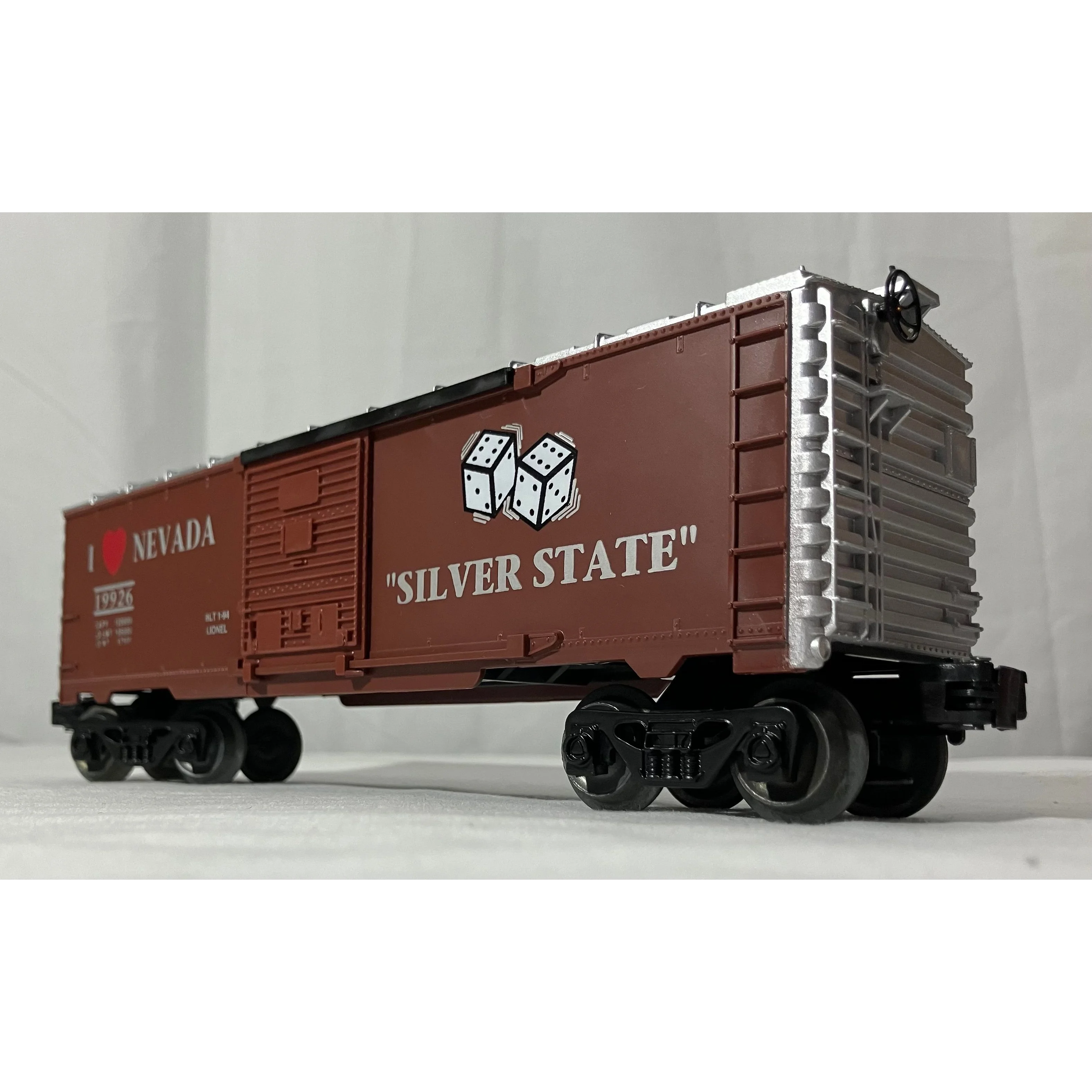 Lionel 6-19926 O scale 3 rail boxcar “I Love Nevada” — photo 3