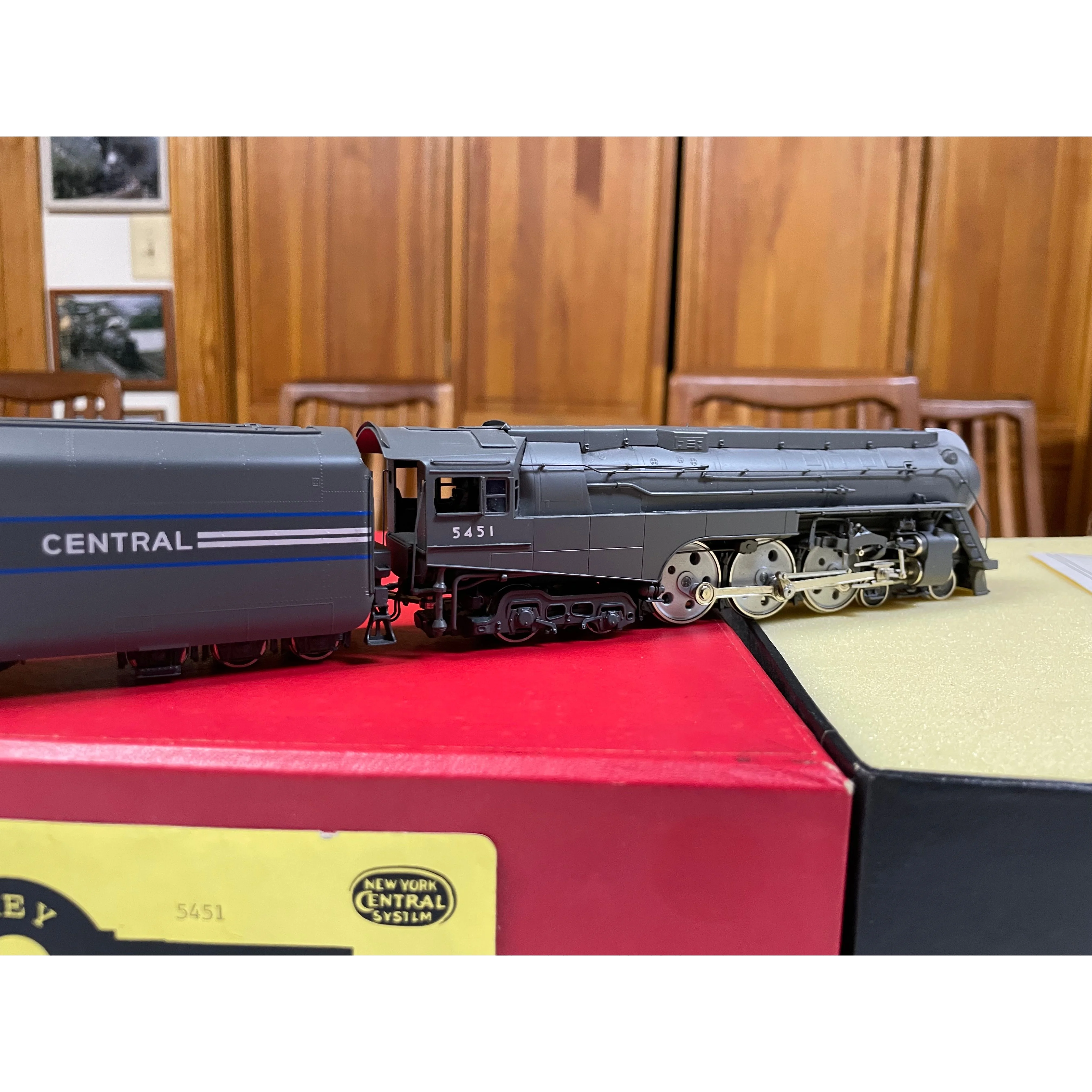 HO BRASS KEY IMPORTS 4-6-4 HUDSON NYC #5451 STEAM LOCOMOTIVE SAMHONGSA LNIB — photo 3