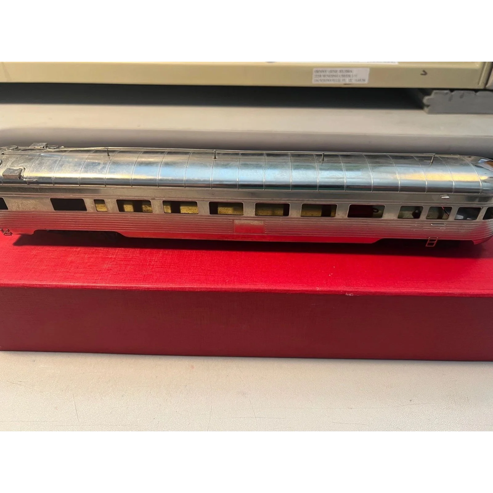 BRASS SOUTHERN PACIFIC OBS. CORRUGATED by S. SOHO PLATED — photo 3