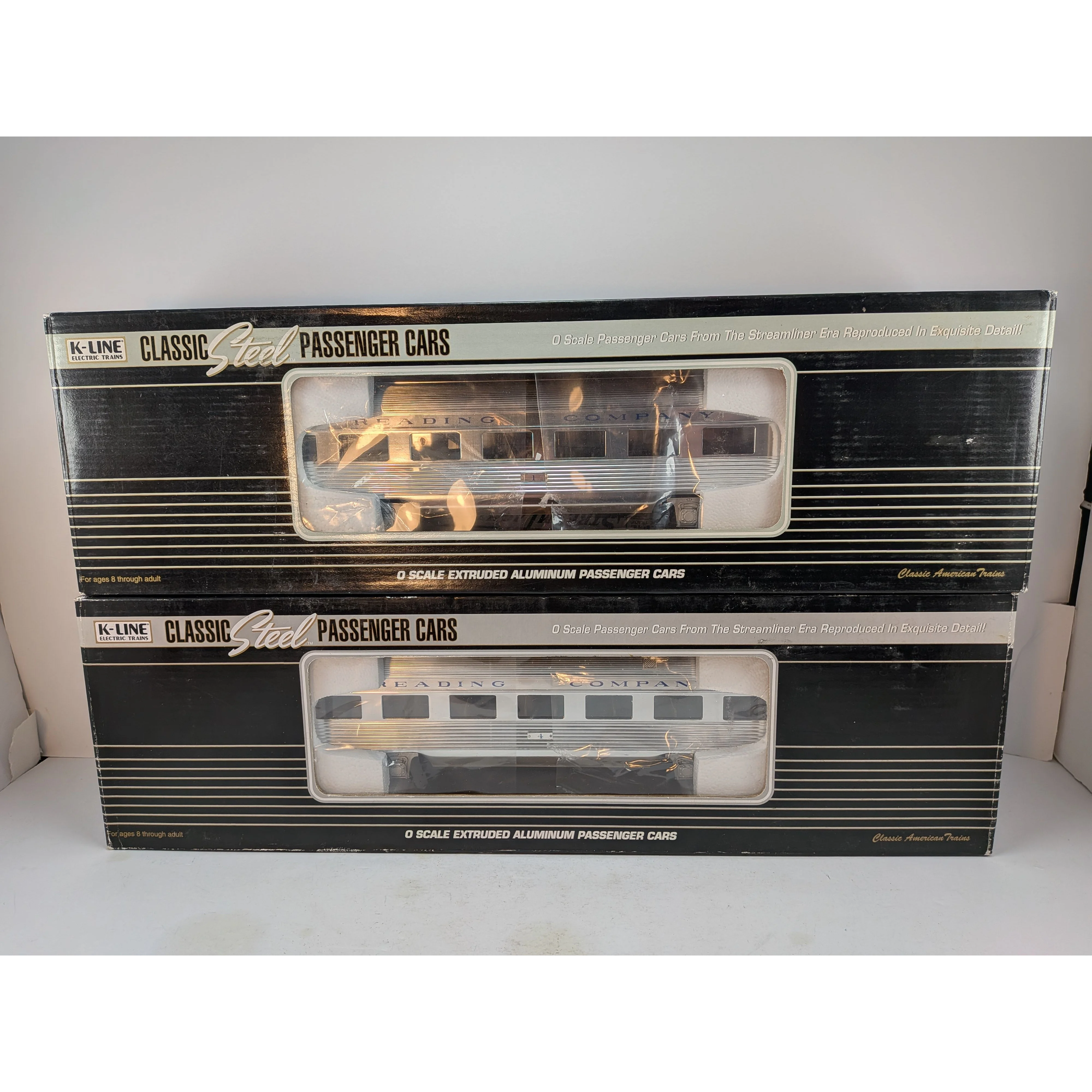 K-Line K-1925 O Gauge Reading Crusader Passenger Cars Only - Image 3