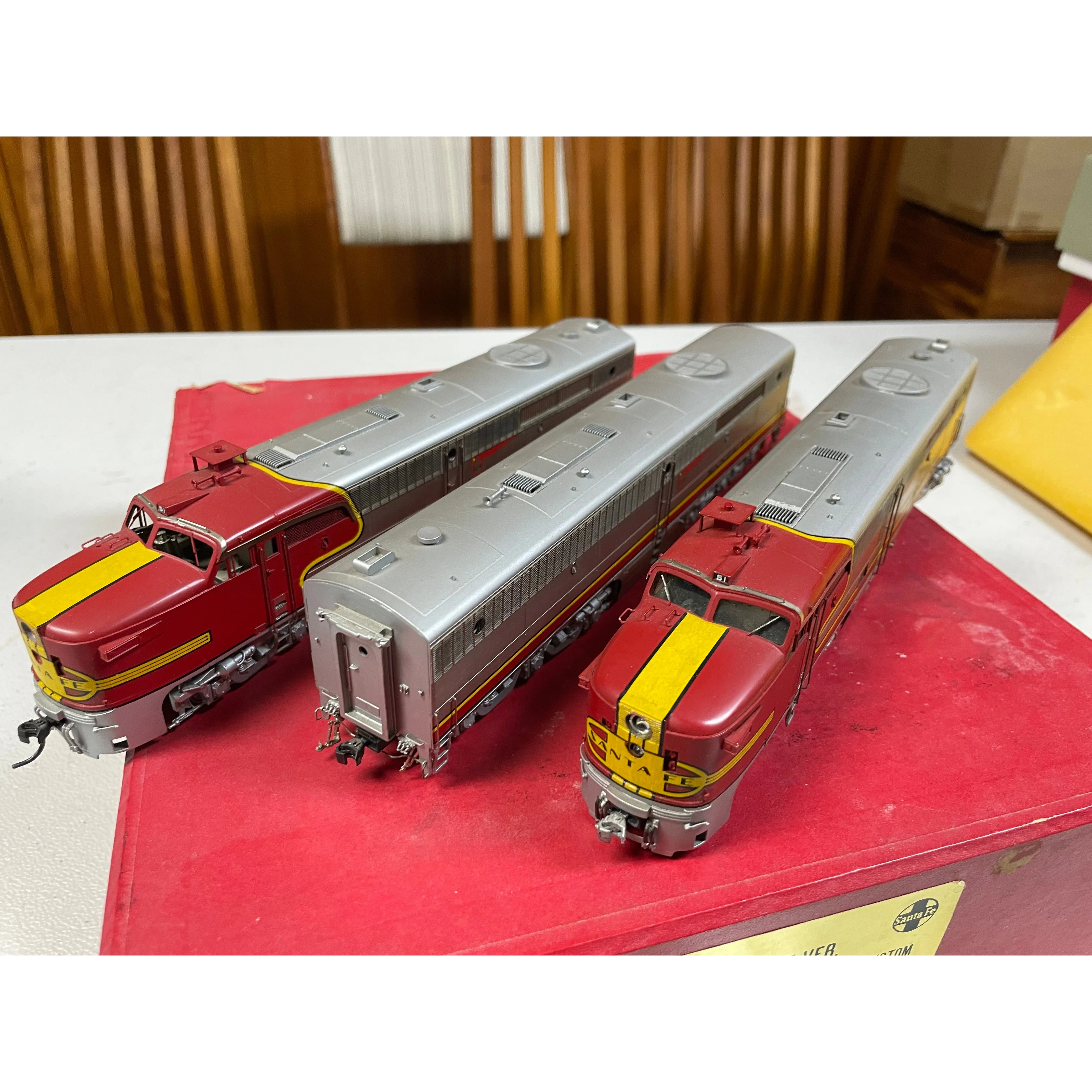 HO BRASS KEY IMPORTS SANTA FE ALCO PA-1/2 PB-1/2 PA-1/2 DIESEL SET LNIB BEAUTIFUL — photo 11